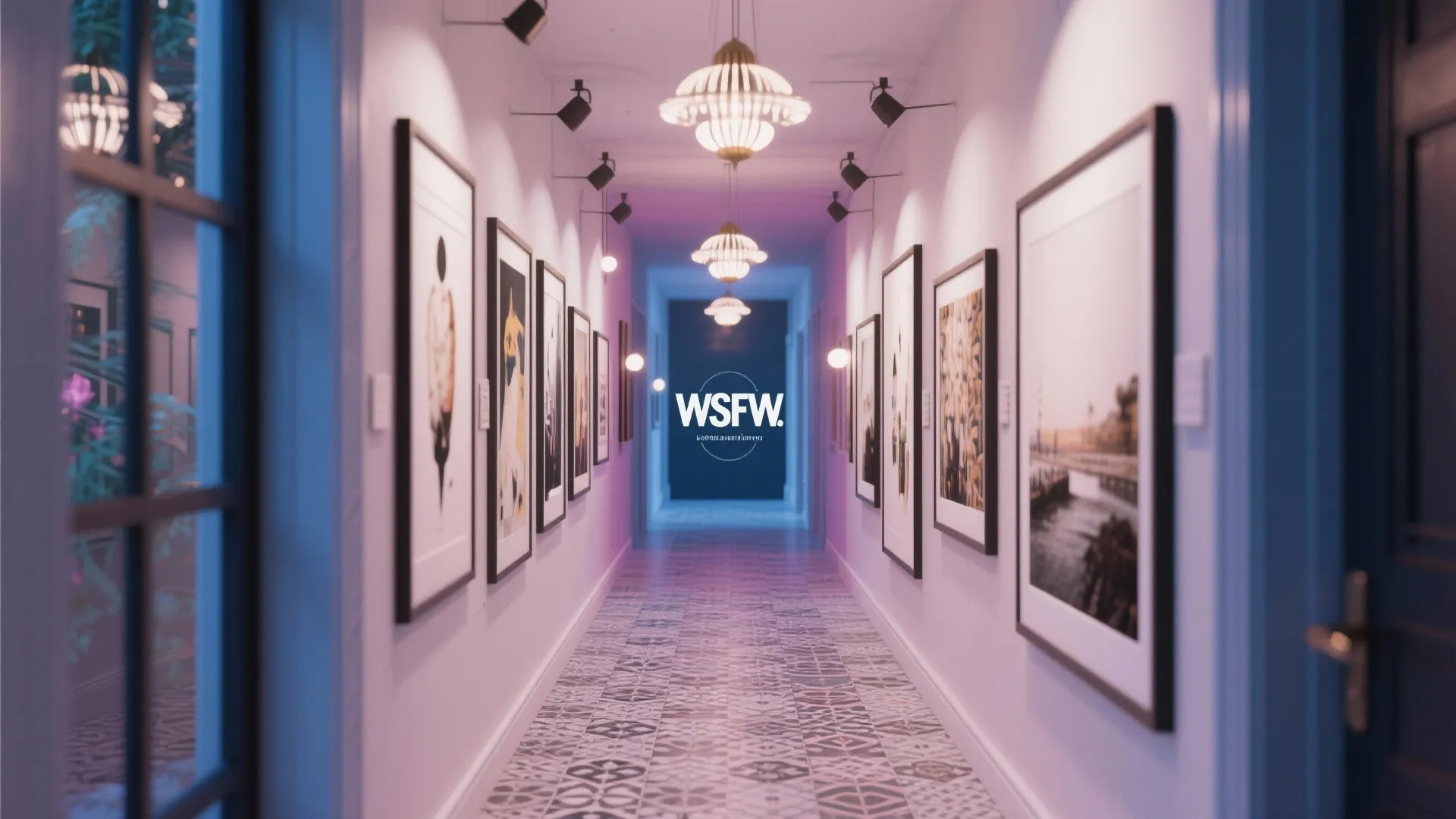 10. Artistic Display Corridor