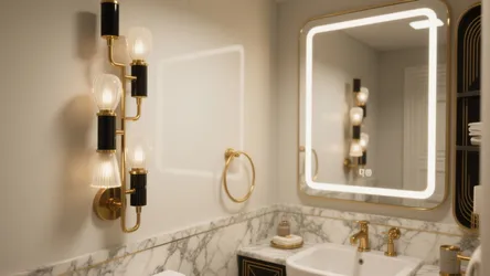 5 Art Deco Wall Light Ideas for Small Spaces