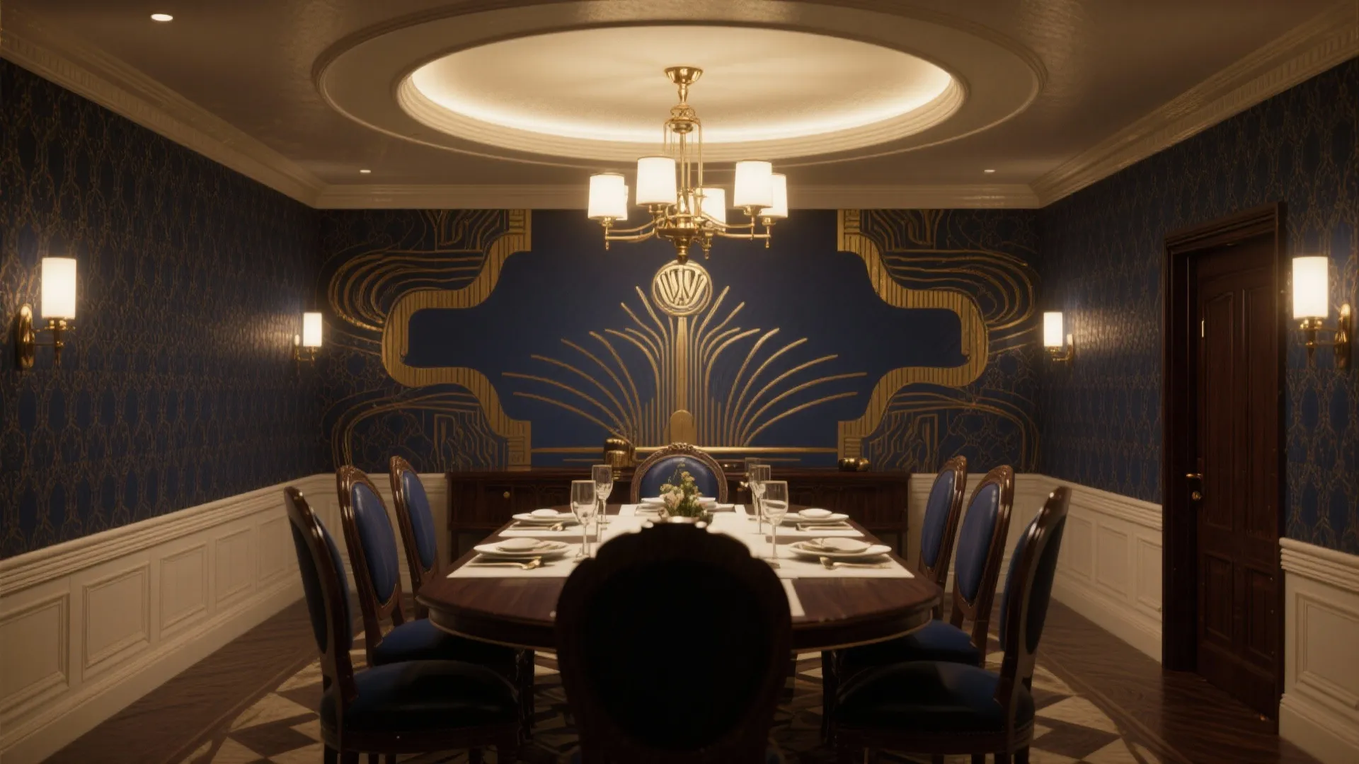 4. Bold Art Deco Motifs