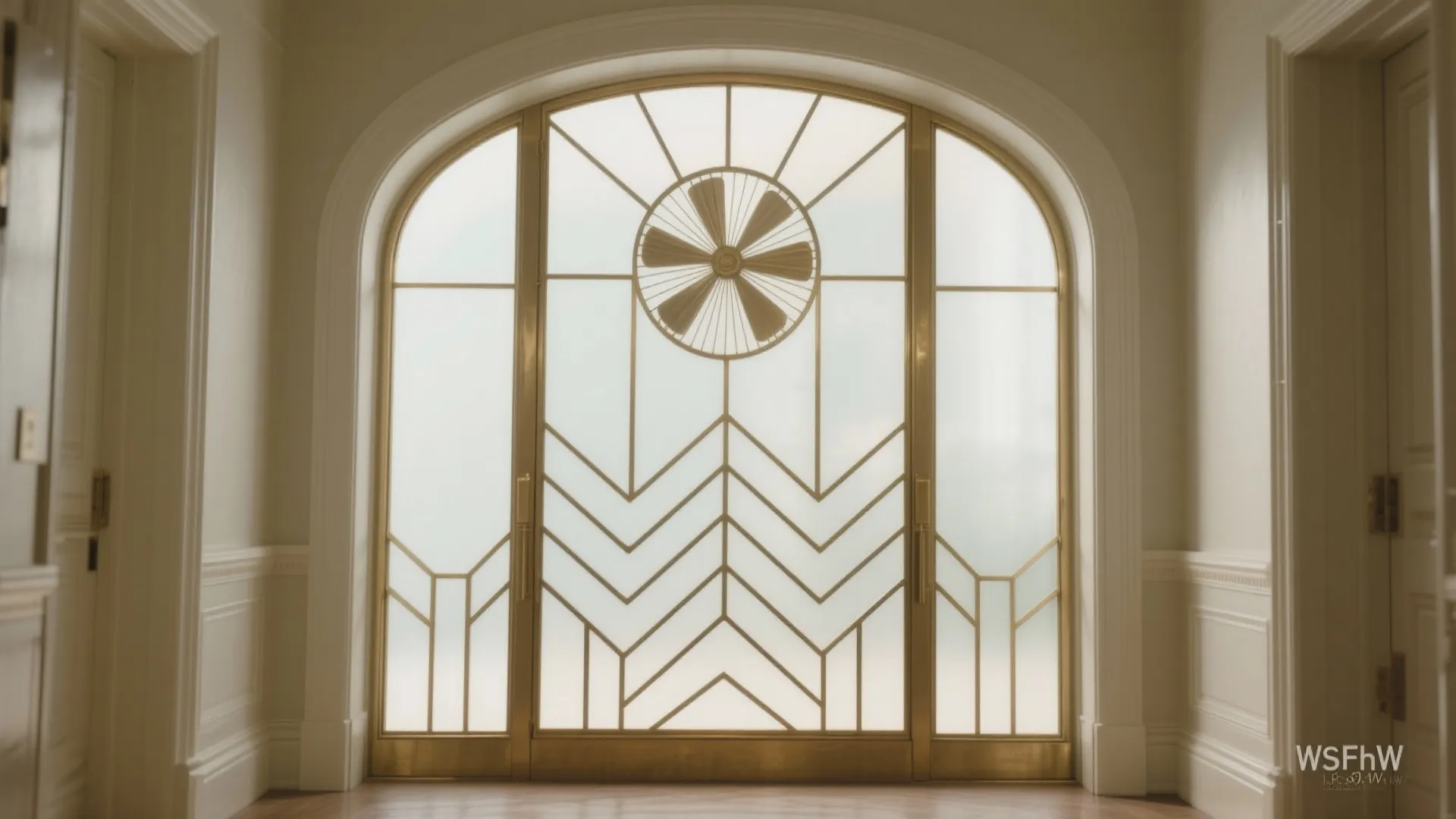 Geometric Art Deco patterns for character without clutter