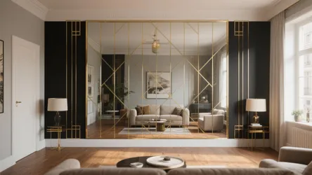 Art Deco Mirror Wall Decor: 5 Painted Ideas