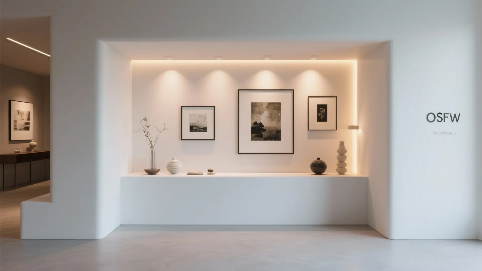 5. Display Niche for Art or Collectibles