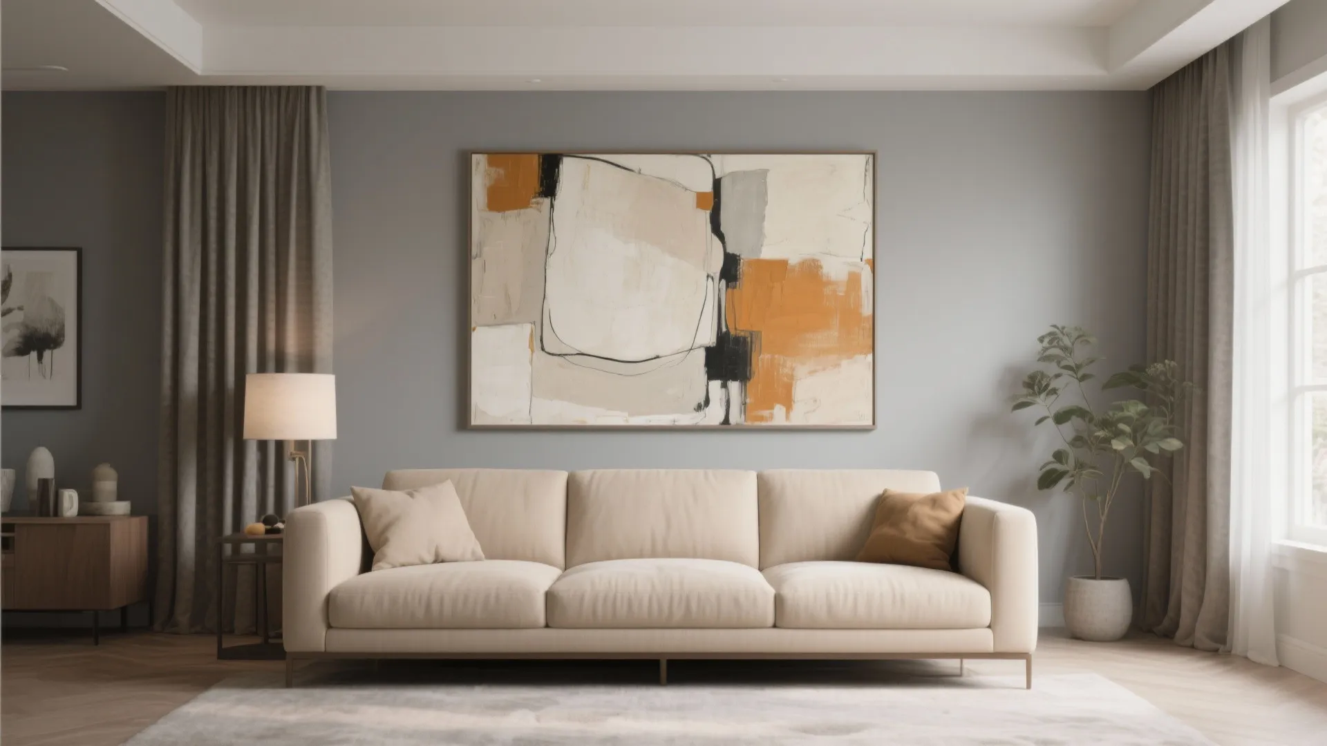 3. Anchor with an art focal point