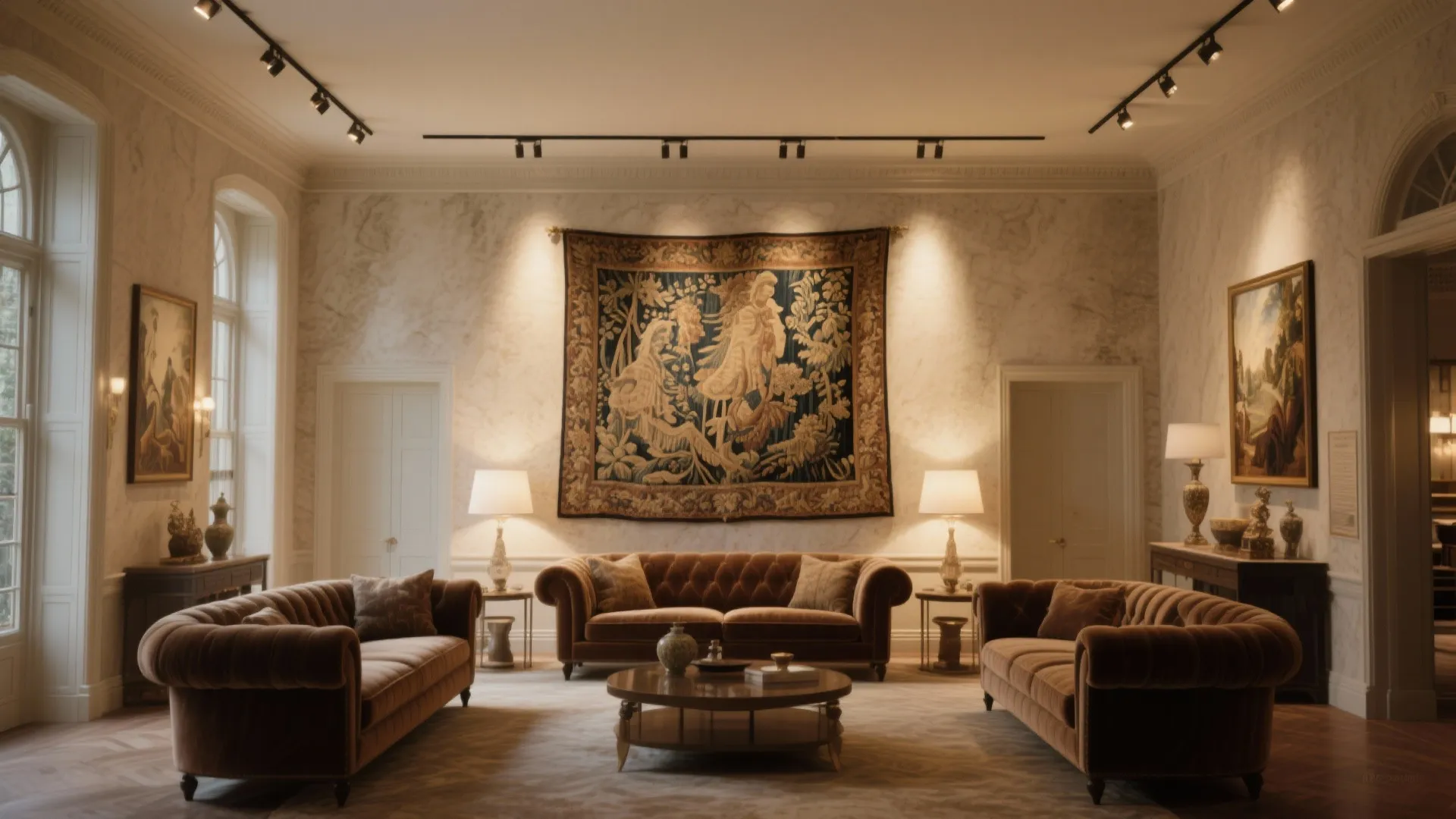 Art Focal Wall and Gallery-Level Display