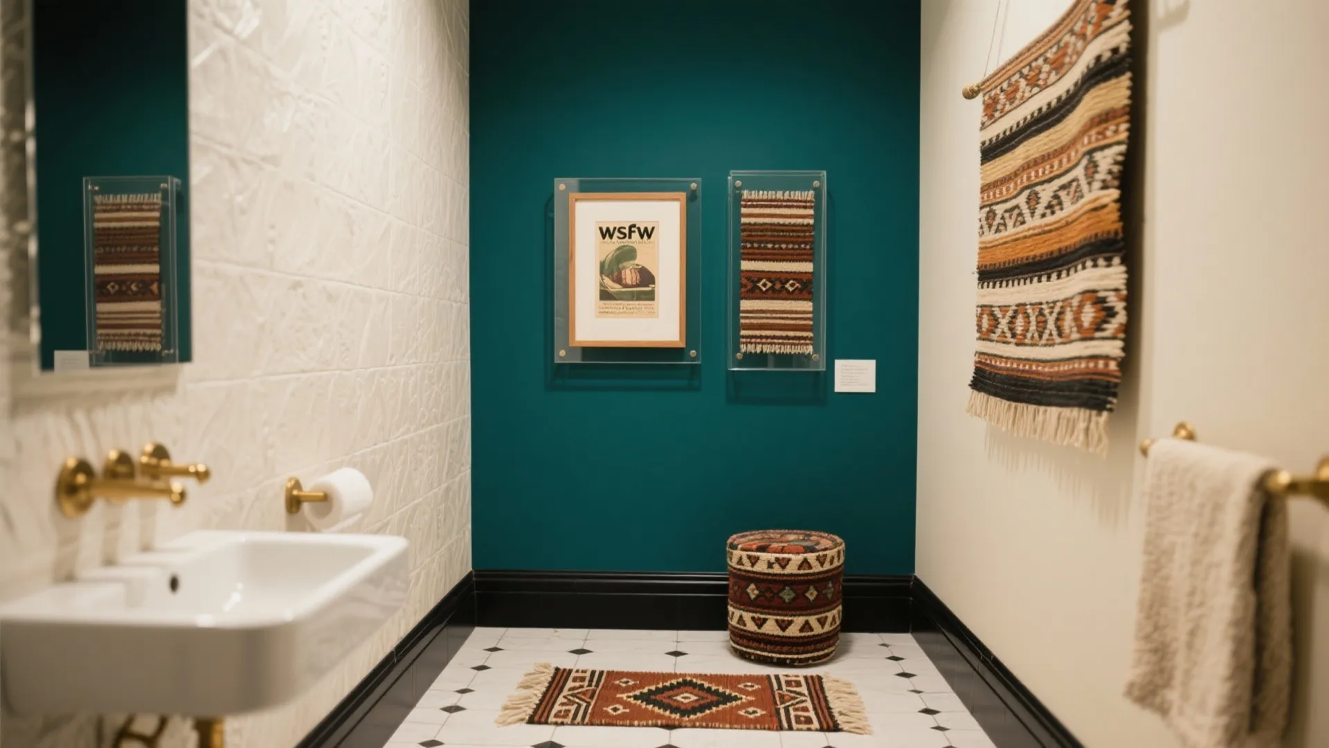 Curate Art and Textiles Like a Mini Gallery