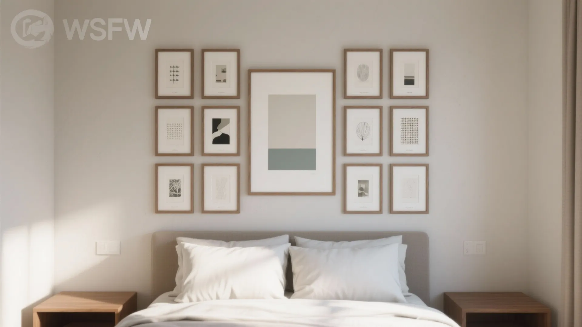 5) Art grid—or one oversized piece