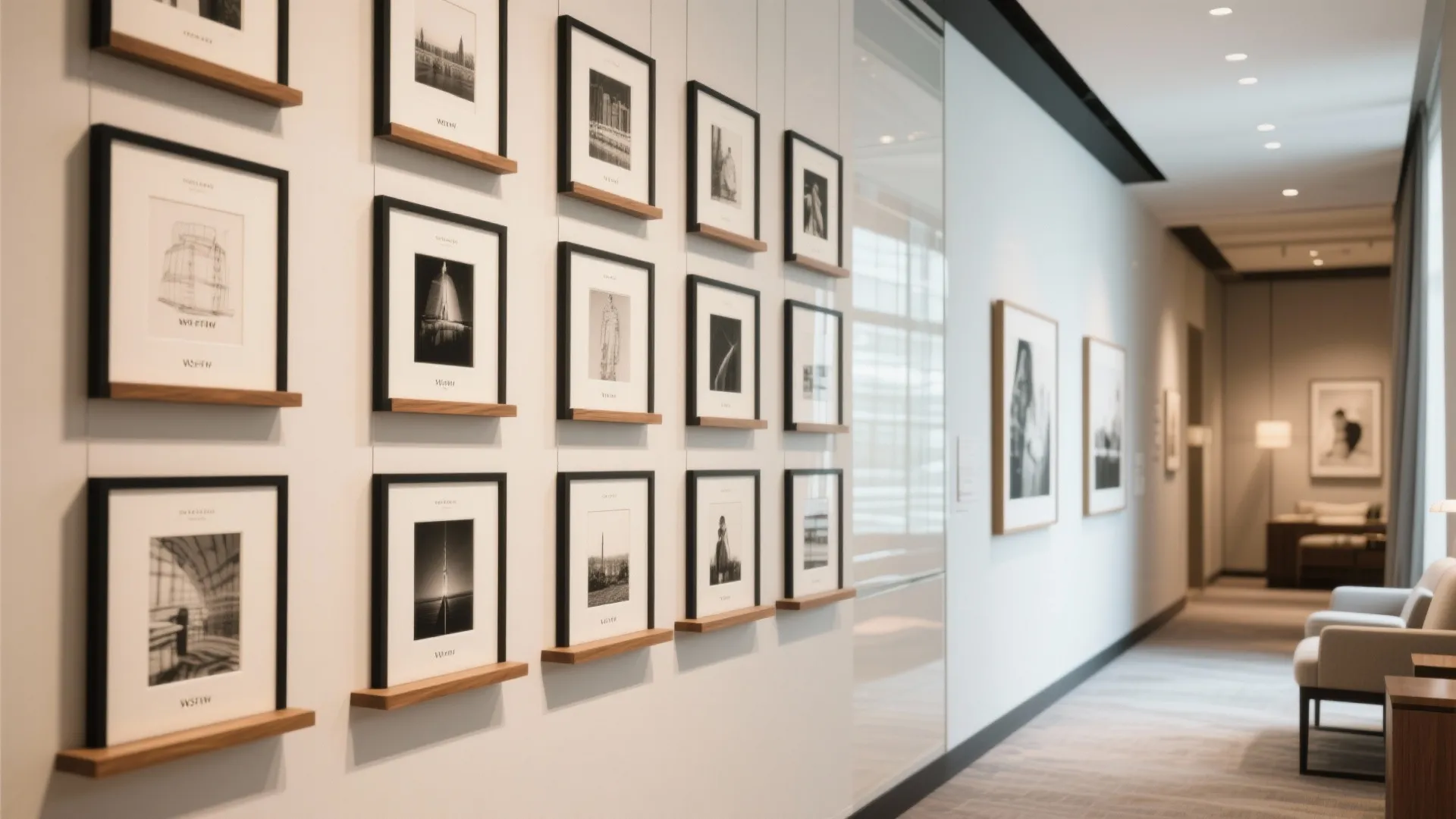 Framed Art Grids and Picture Ledges