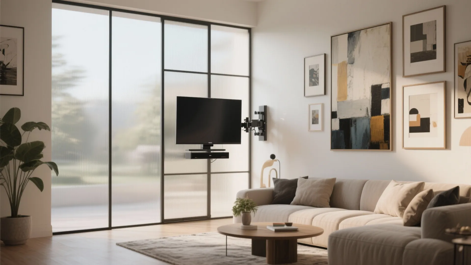 9. Art-Led Curation with Movable TV