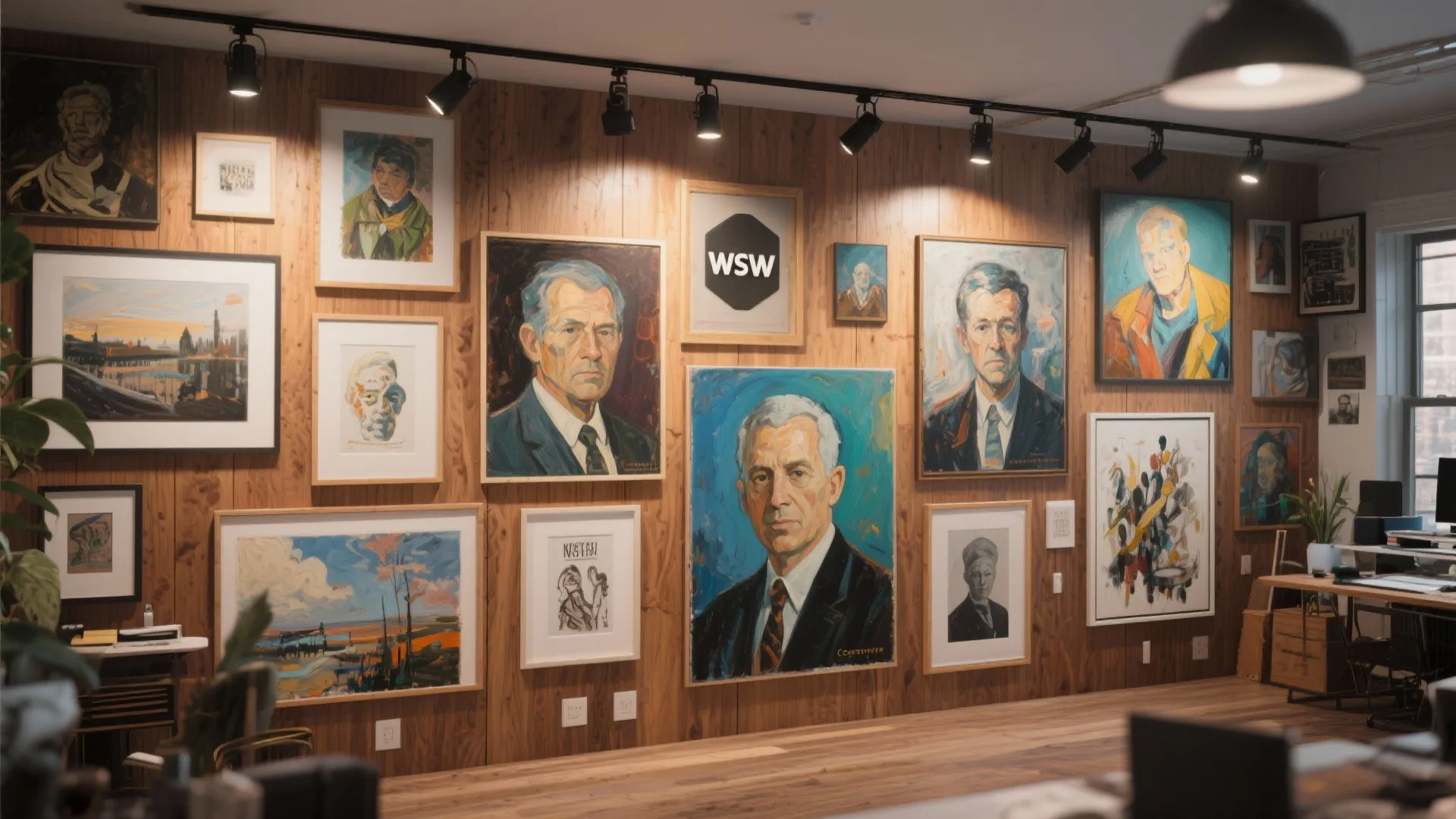 Artistic Inspiration Wall