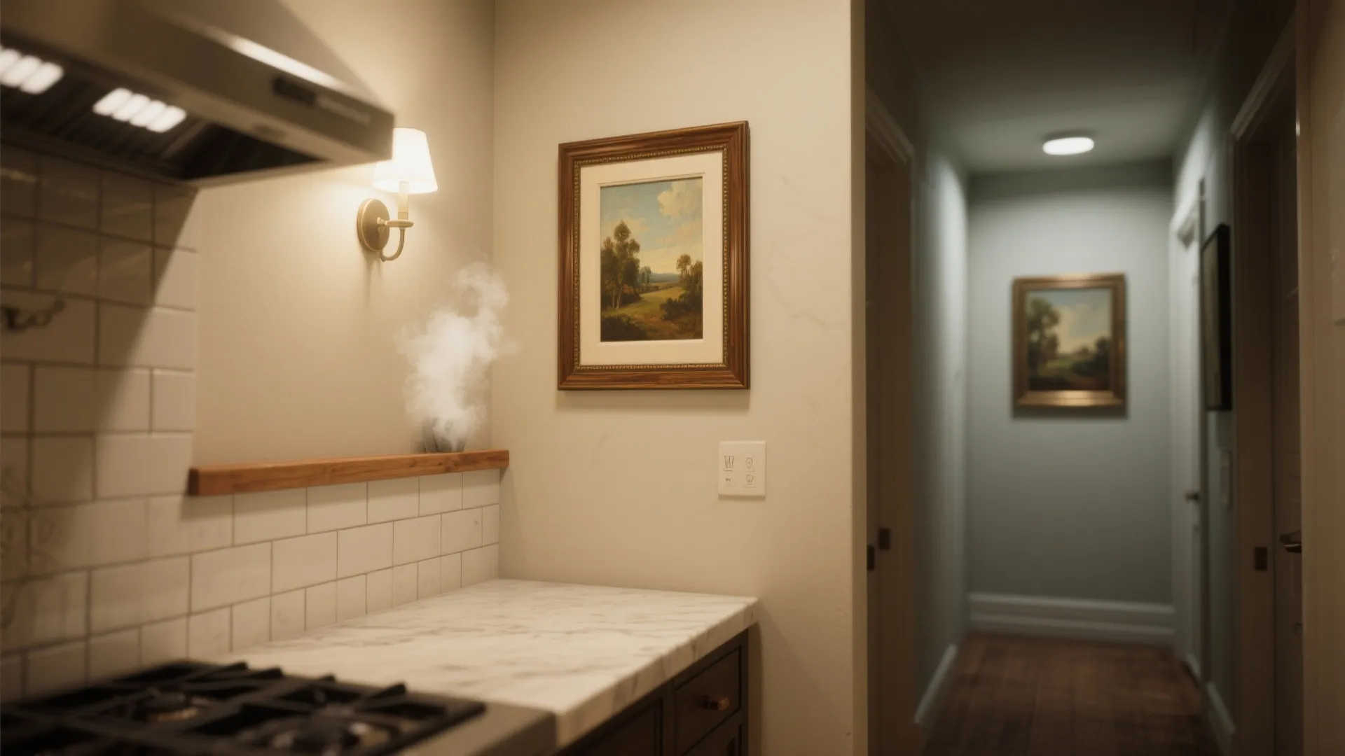 5. Unexpected Spots: Above Counters and in Hallways