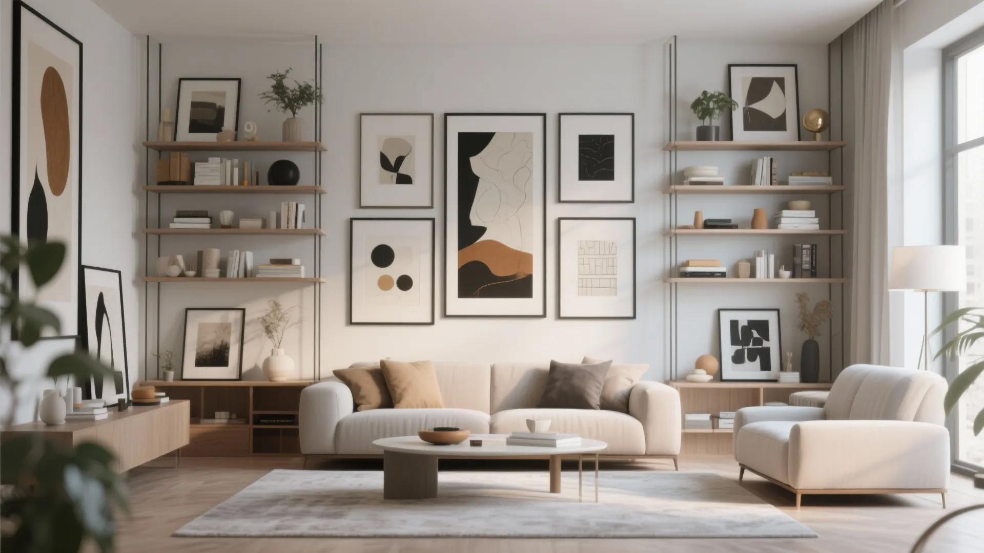 Art-Led Shelving Displays