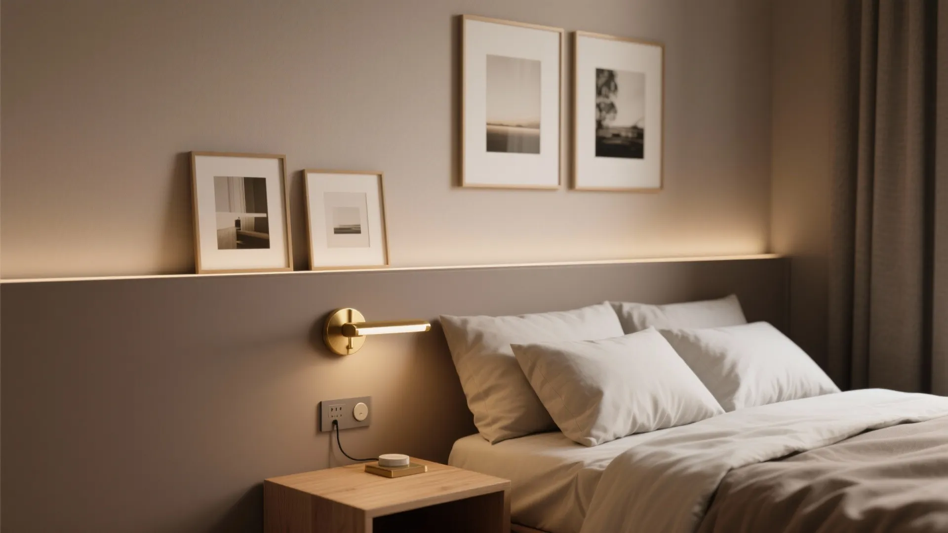 Art Ledges, Picture Lights, and Subtle Tech