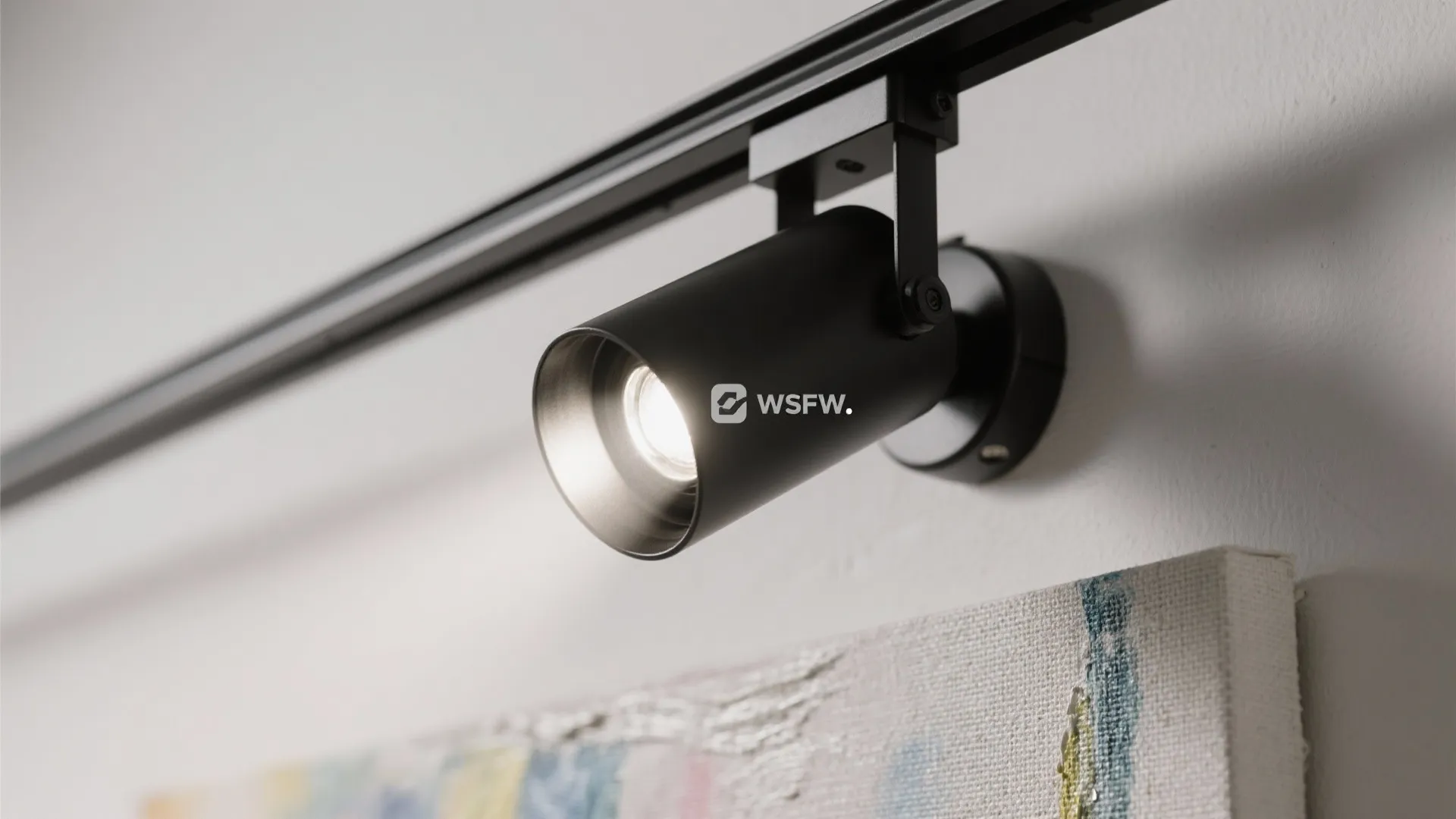 Gallery-grade art walls and lighting