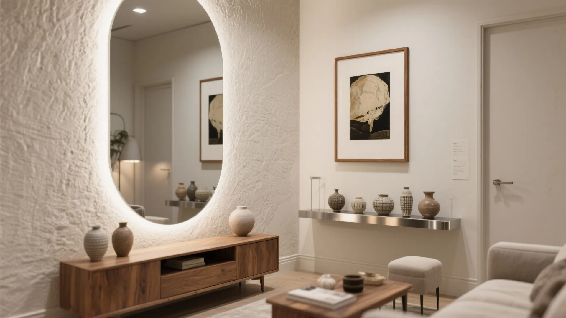 Art, Mirrors, and Curated Displays