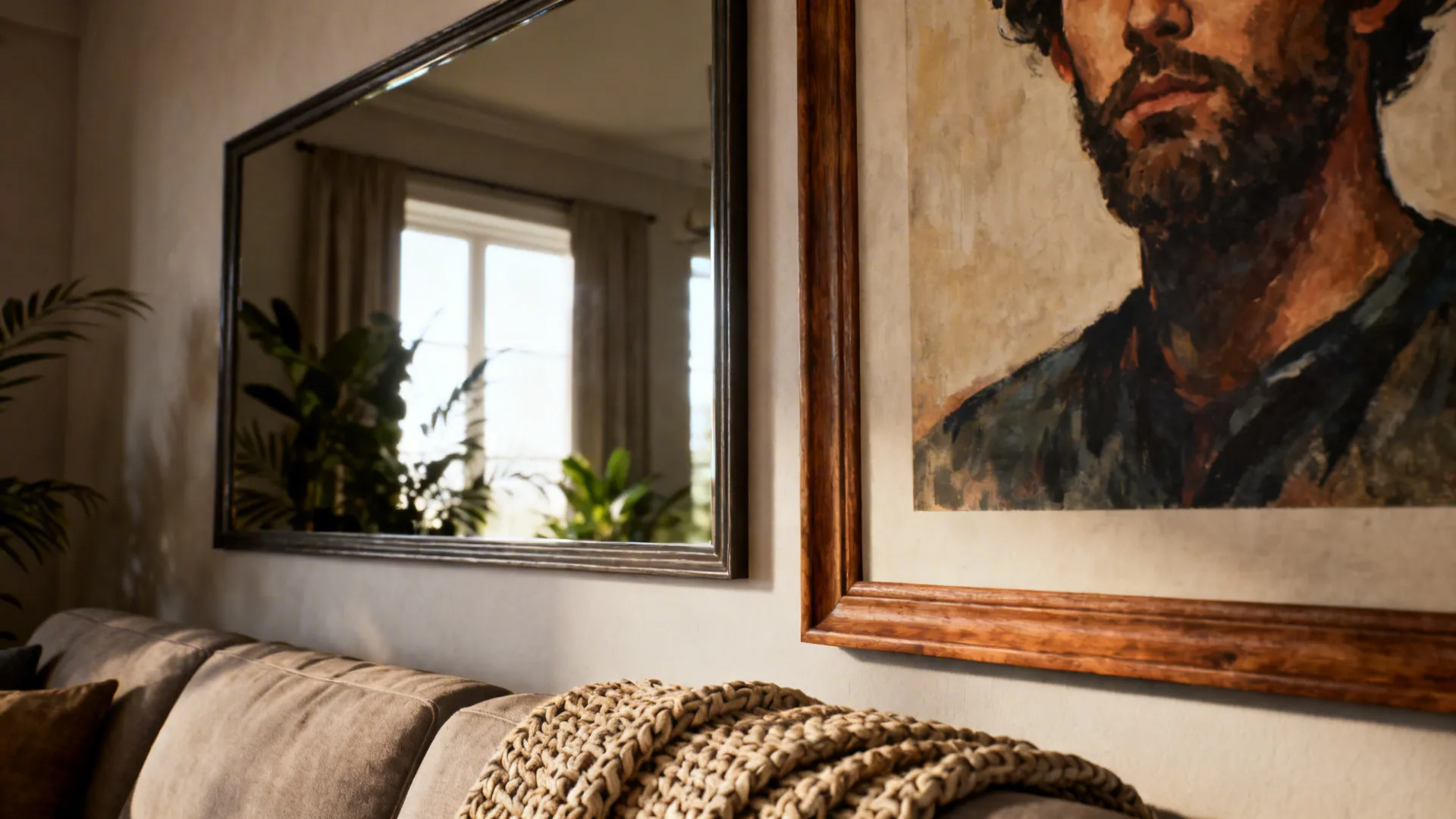 5. Embrace scale with art and mirrors