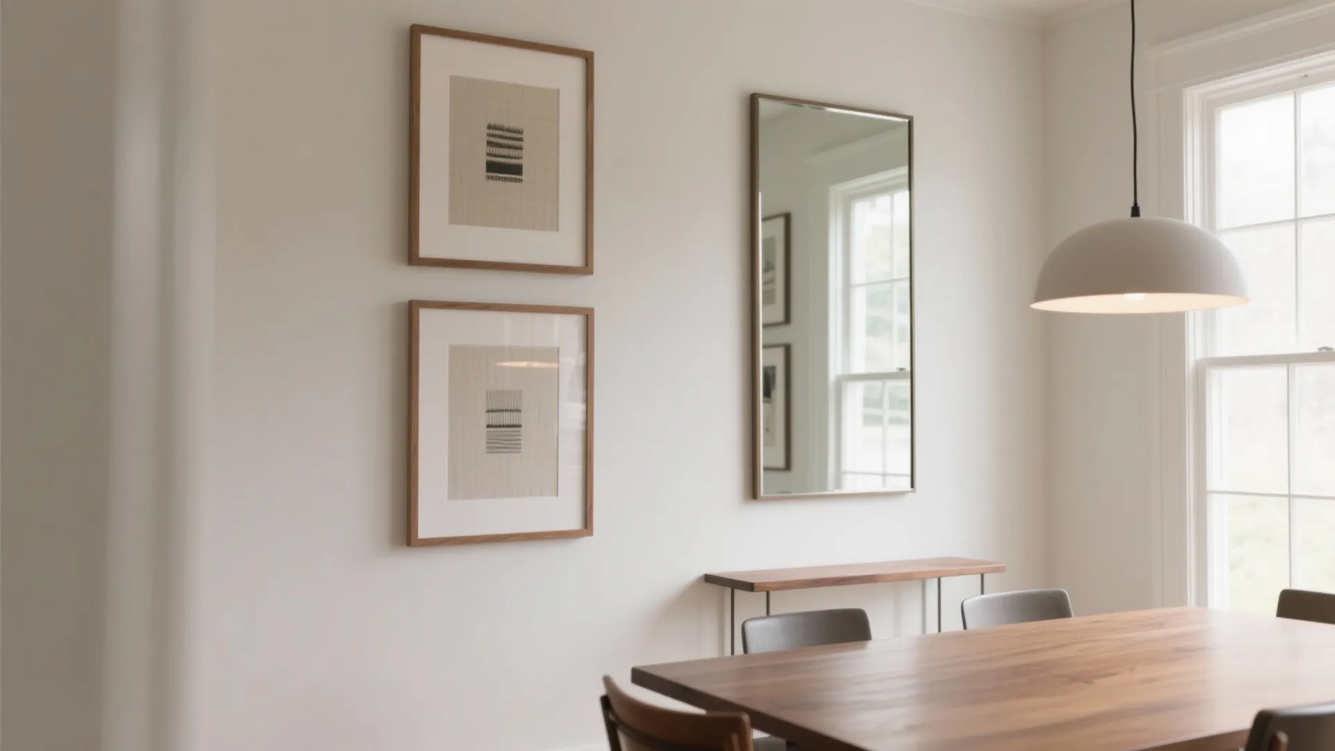 Artful Walls and Mirrors to Expand Space