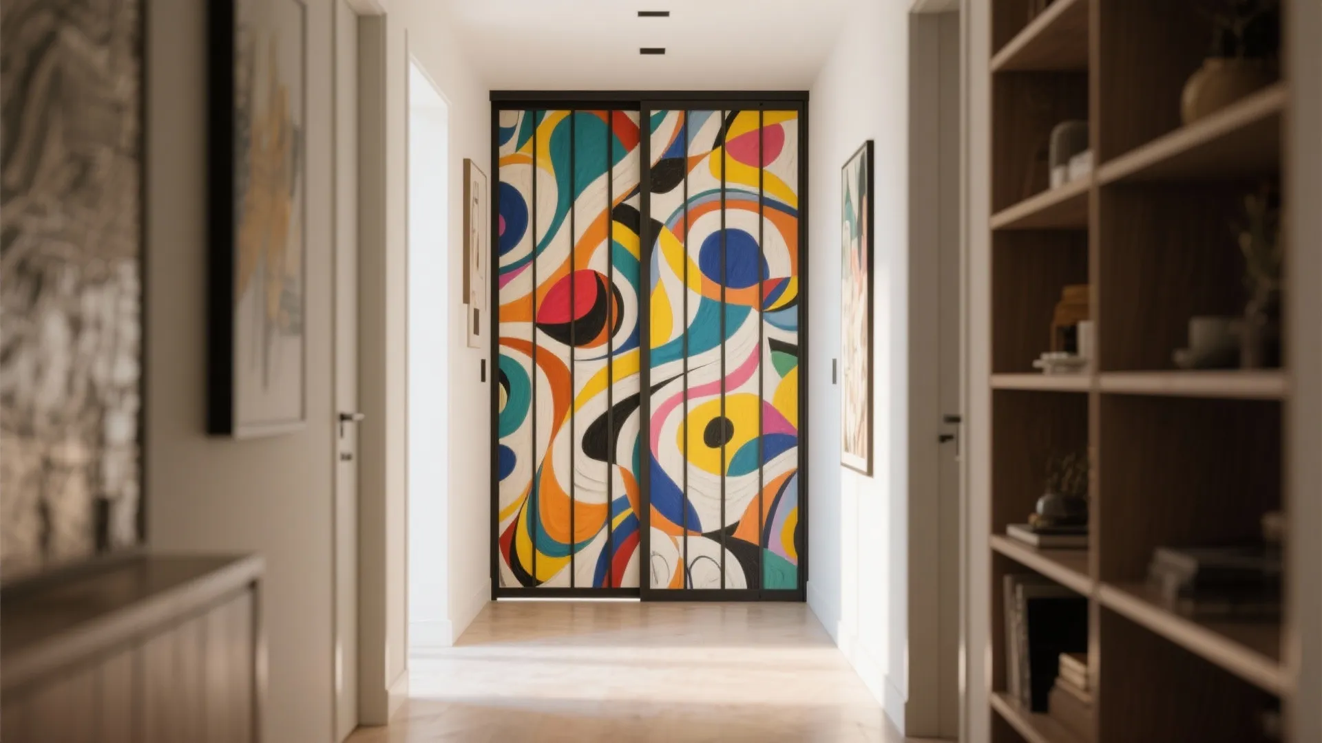 Integrated Art Panels with Storage