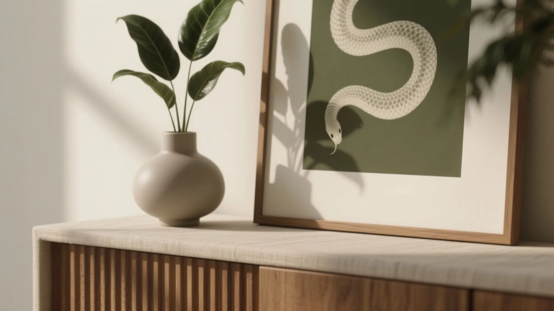 Art, Greenery, and Personal Touches