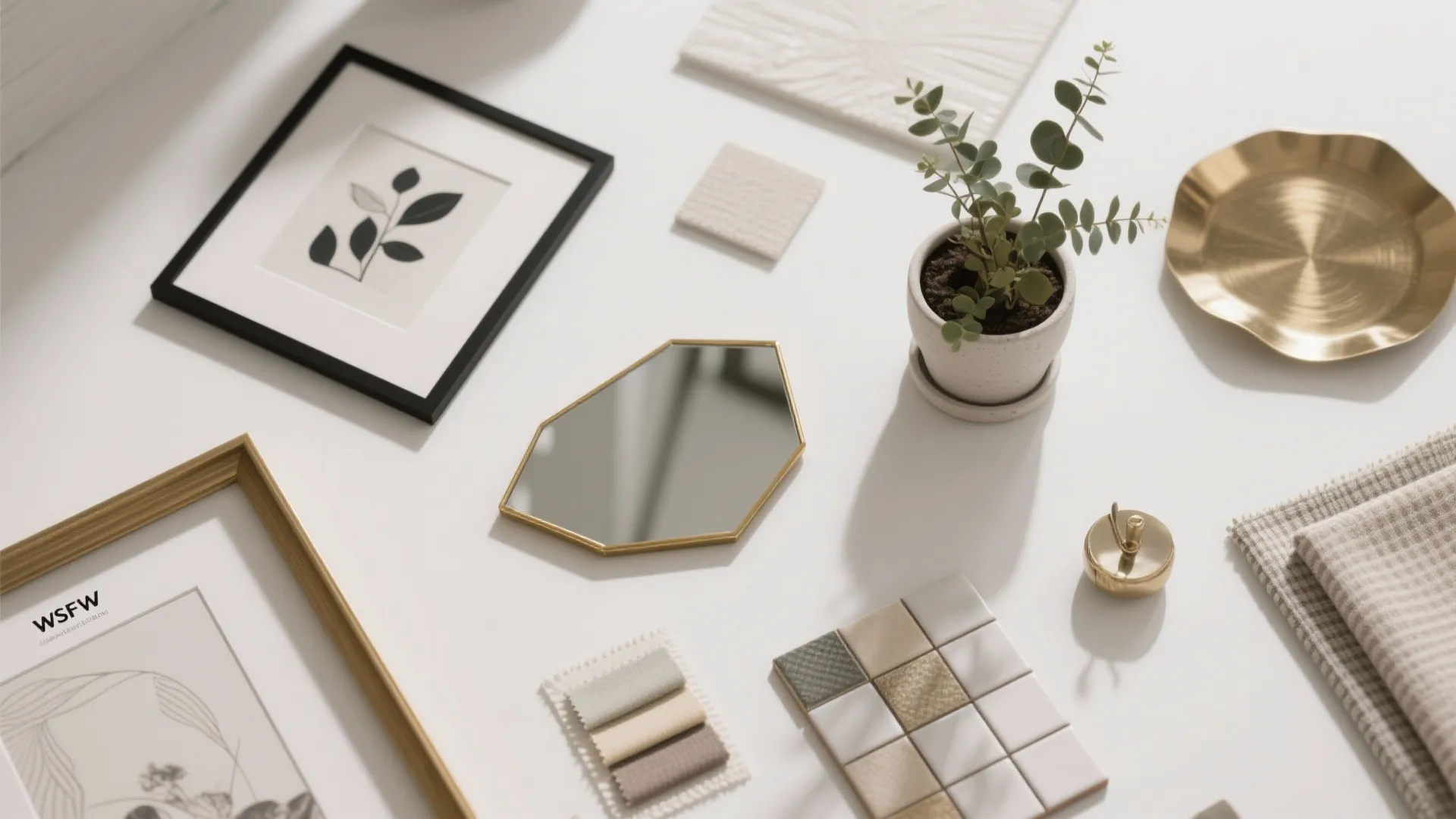 5. Bring in art, plants and reflective surfaces