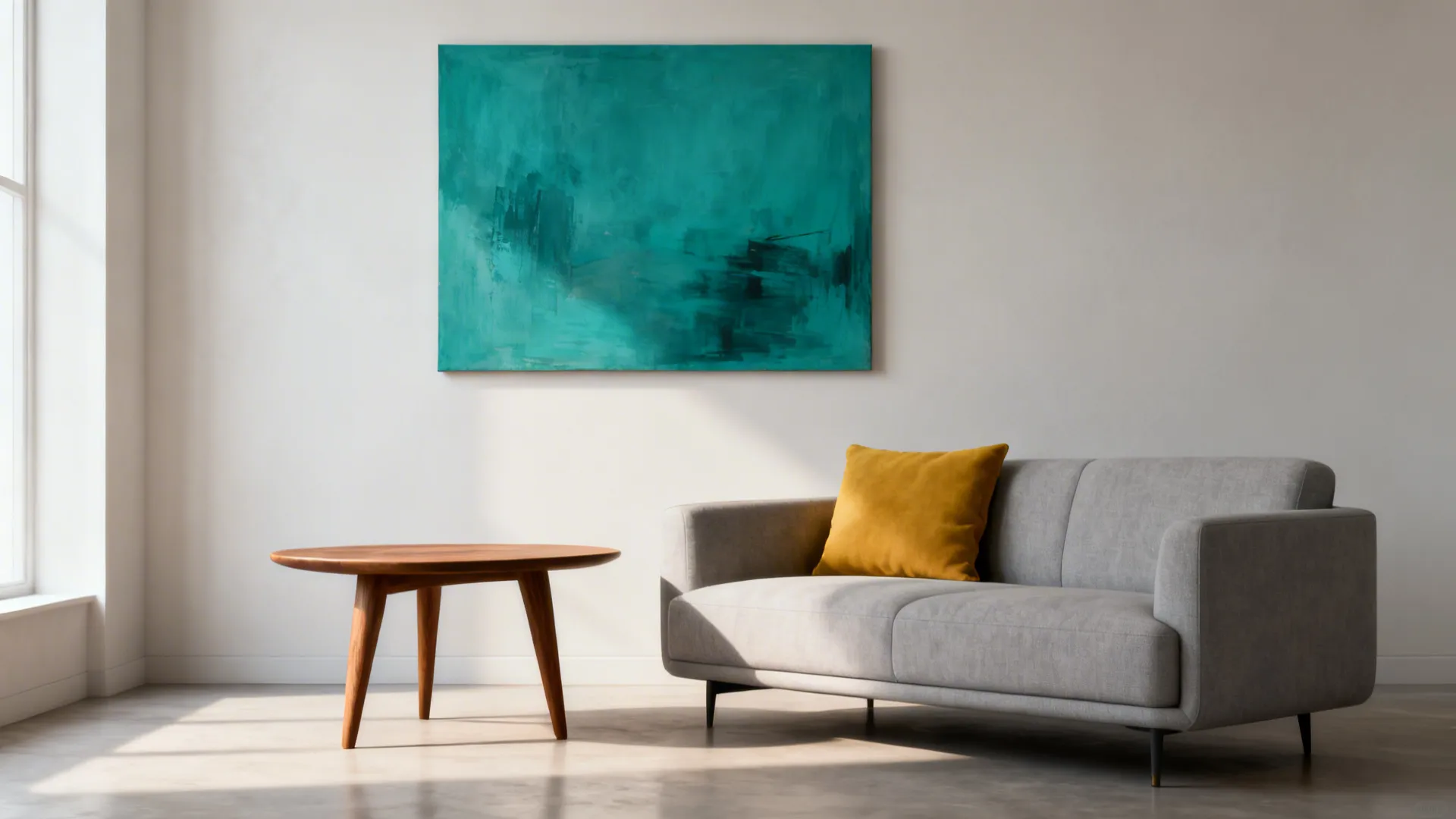 2. Add a pop of color with art