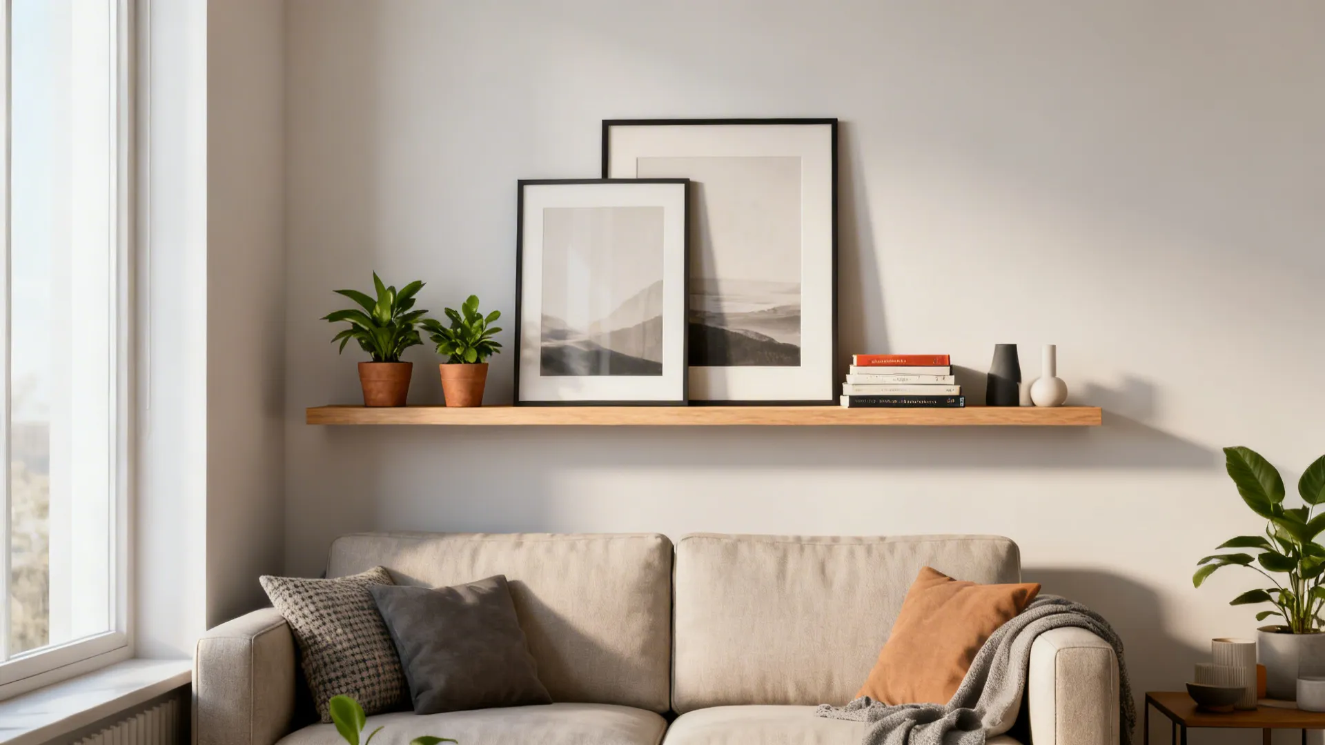 5. Functional Art Shelves