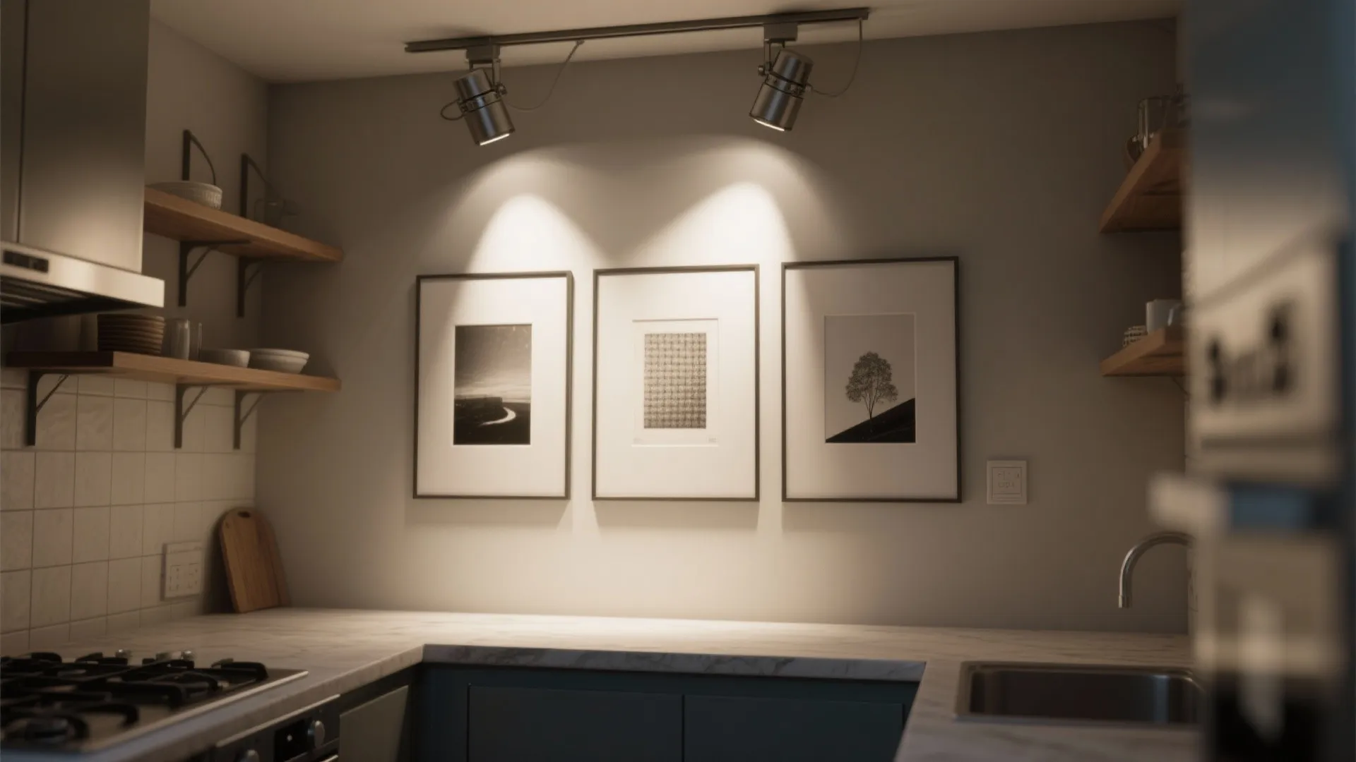 3. Art-directed adjustable spotlights