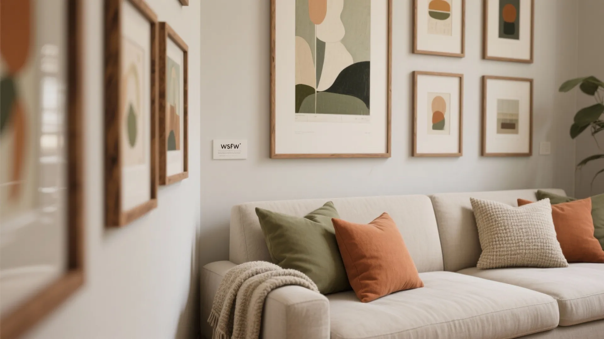 Idea 5: Curate art and textiles for personality (not clutter)