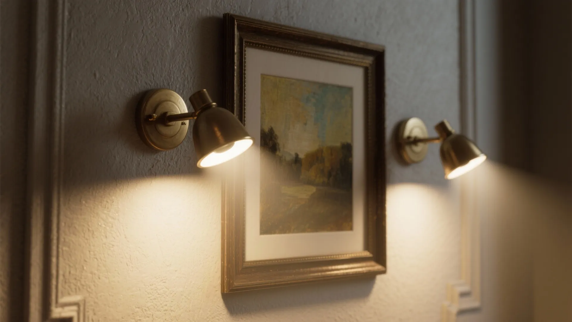 3. Accent an art wall