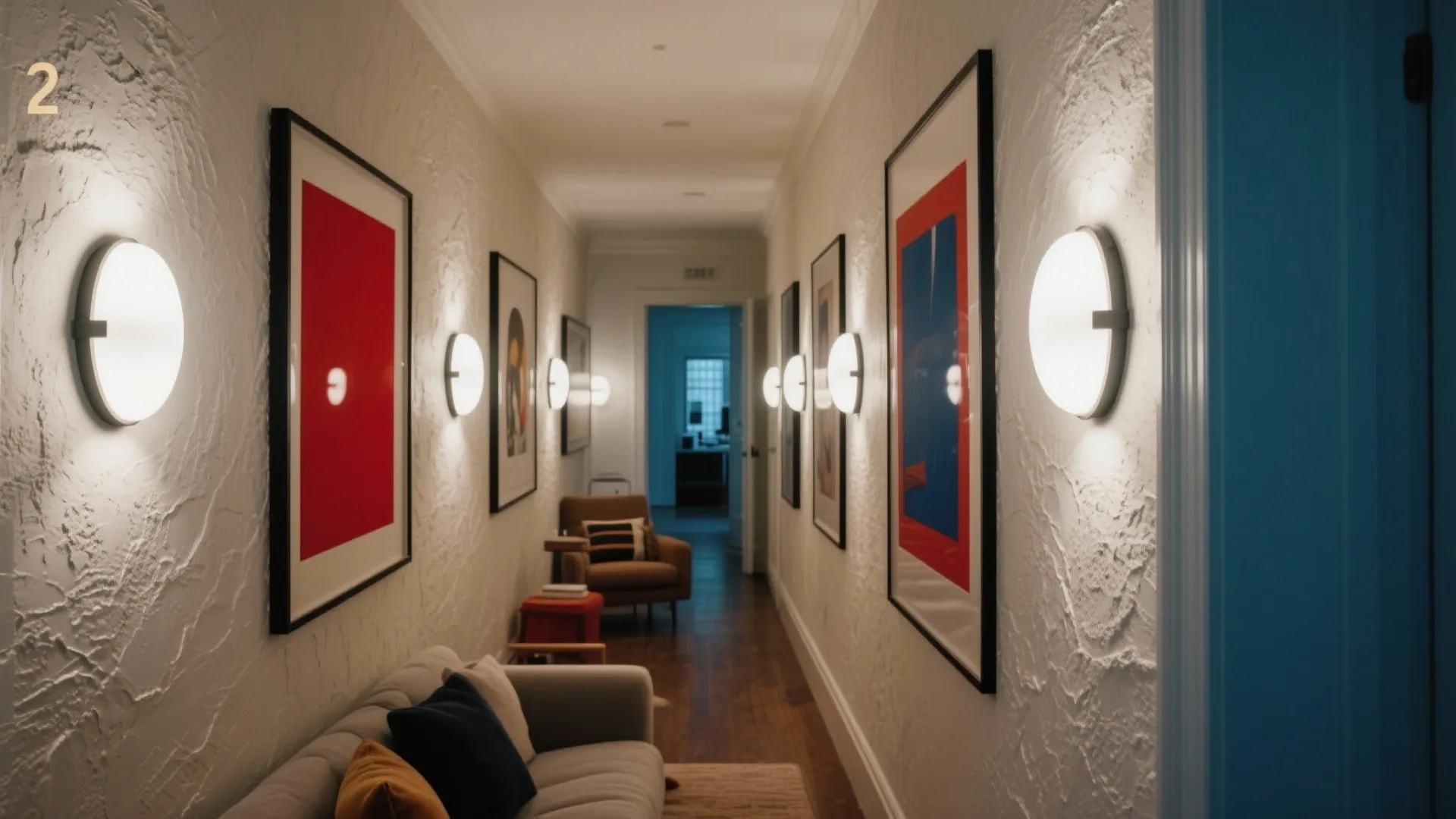 Art-wash sconces that flatter gallery walls