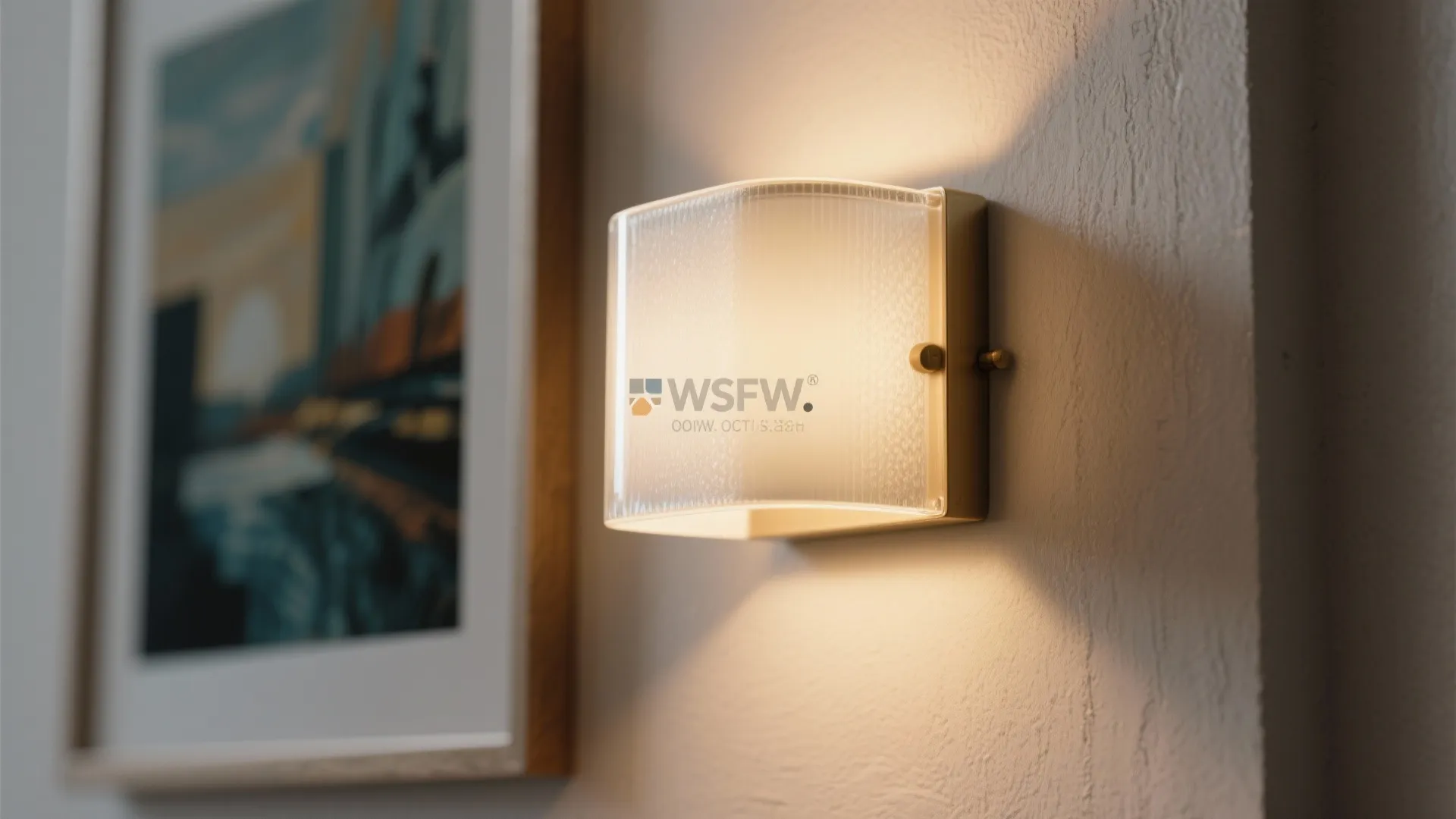 2) Art-wash sconces that double as gallery lighting