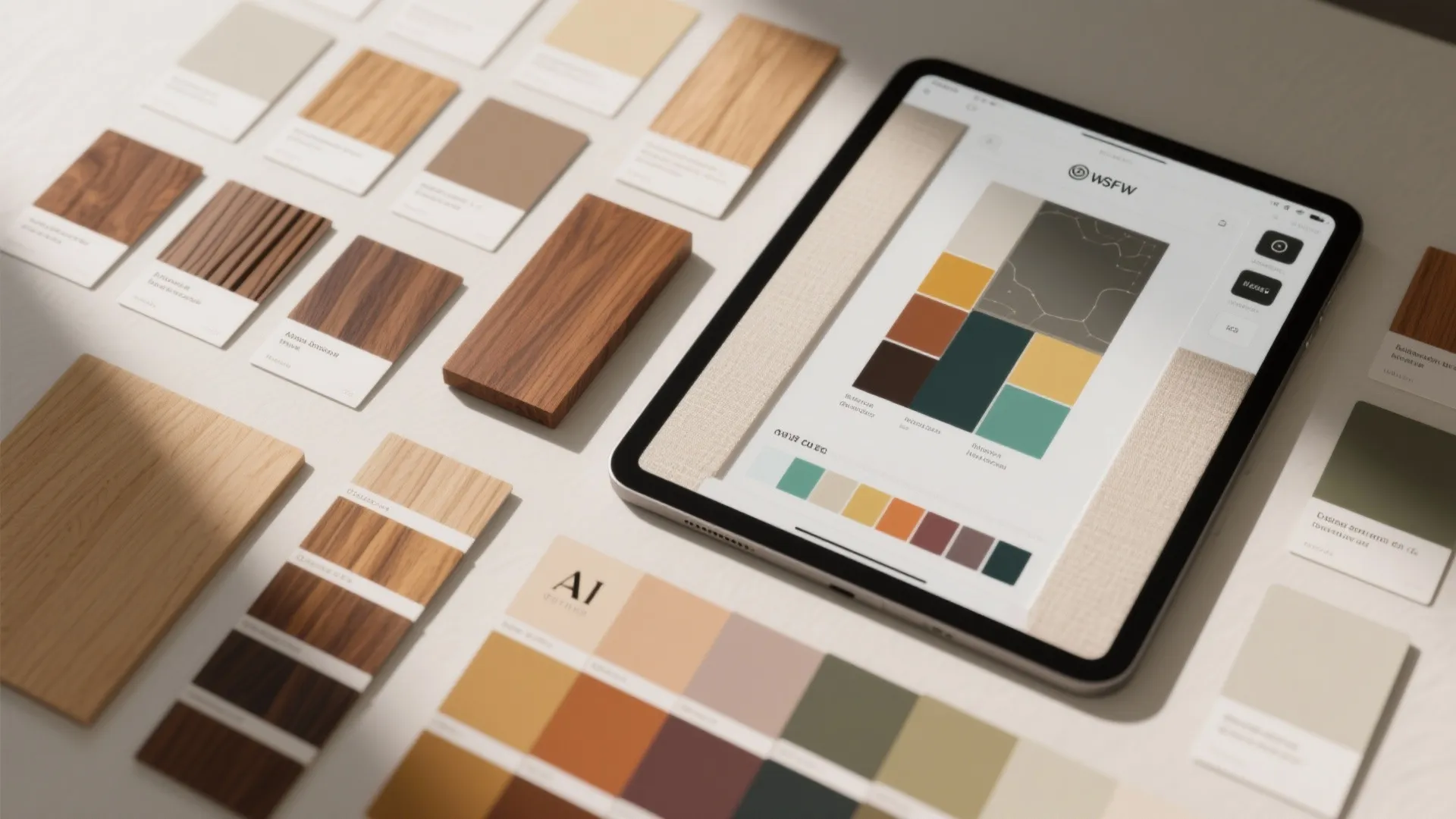 5. Paint as a Stage for Local Art and Wood Tones