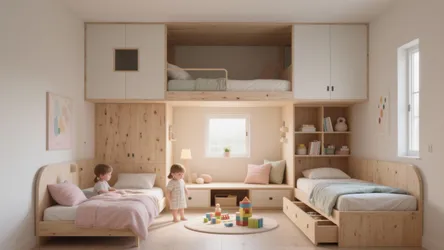 Fit three beds in a small room — 5 ideas