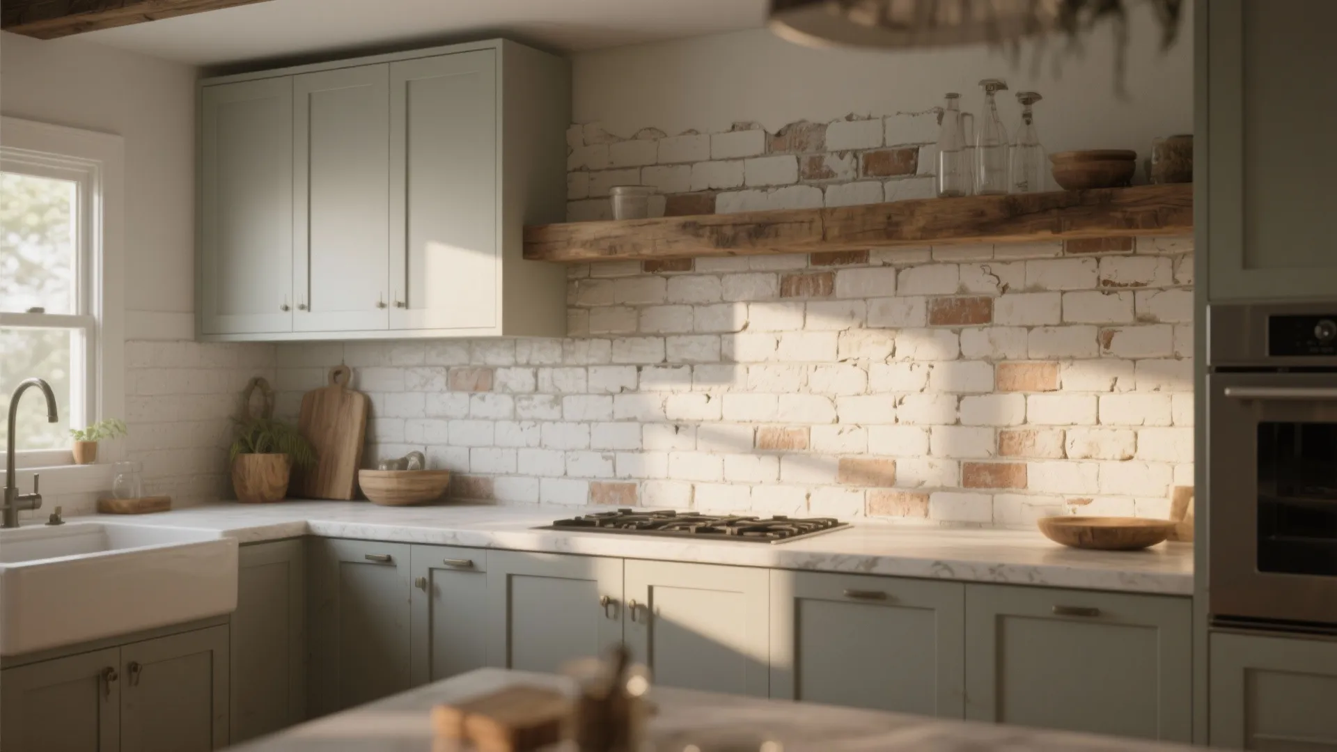 2. Hand-formed artisan brick for rustic charm