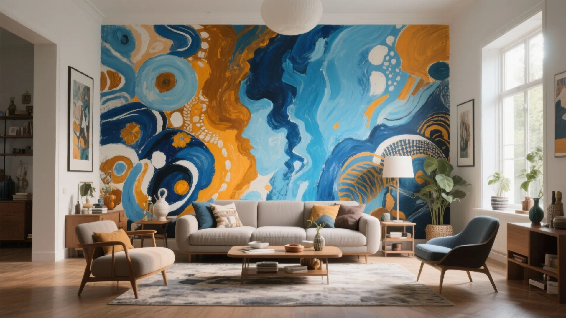 5. Artistic Feature Wall