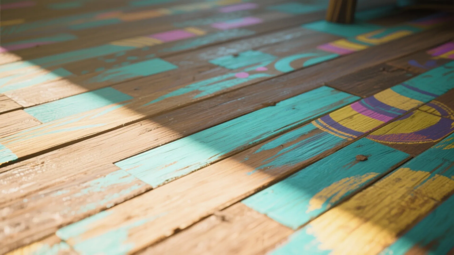 9. Artistic Floor Finishes