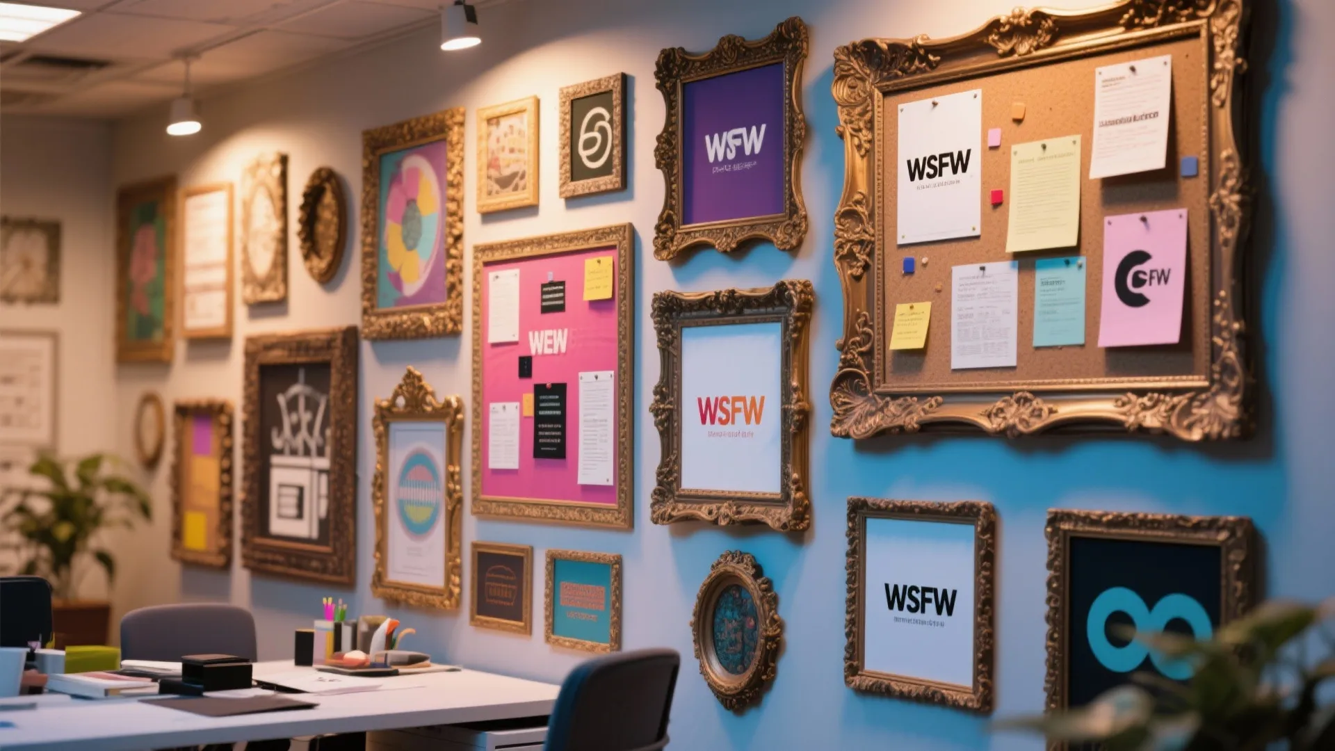 10. Artistic Frame Collage Board