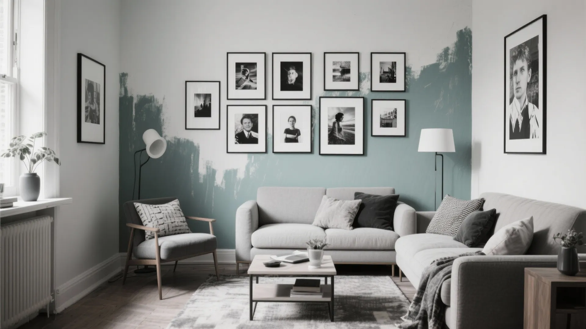 8. Artistic Gallery Wall