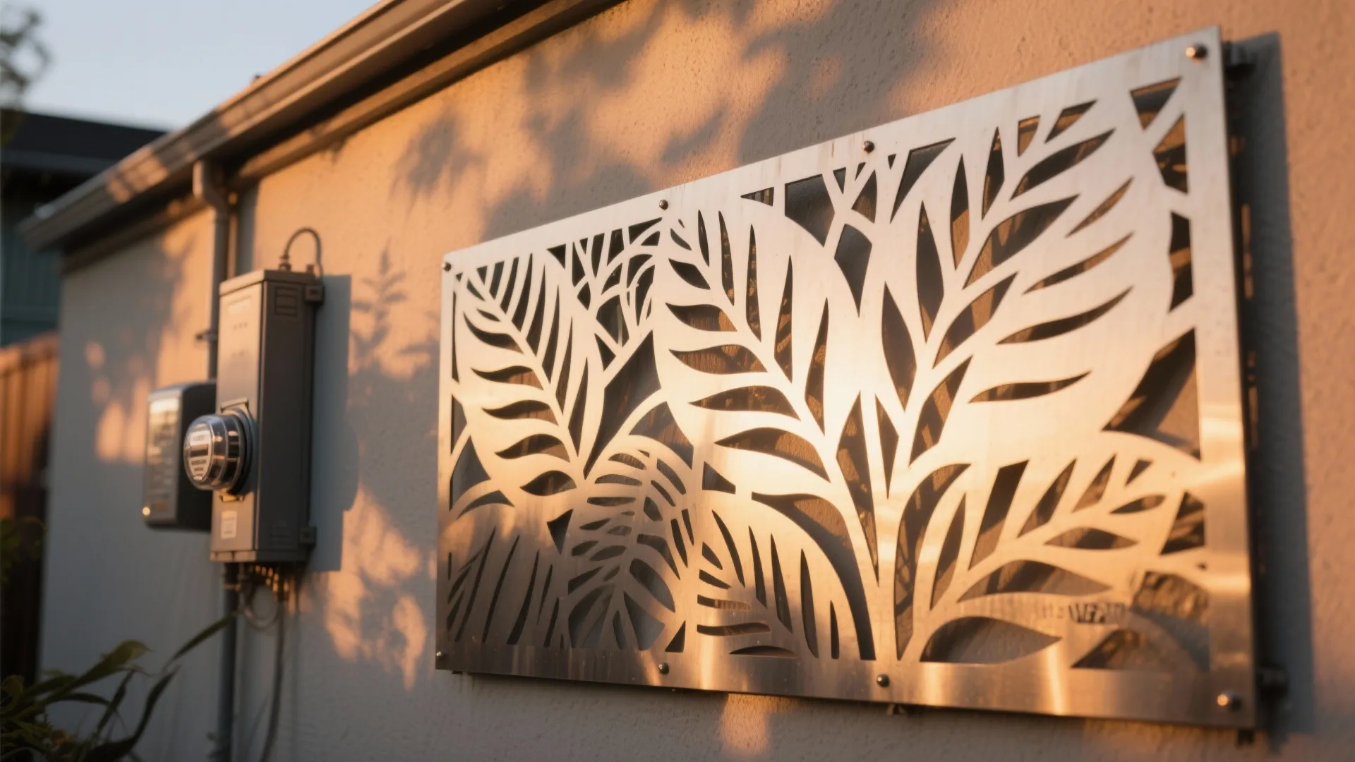 2. Artistic Metal Panel