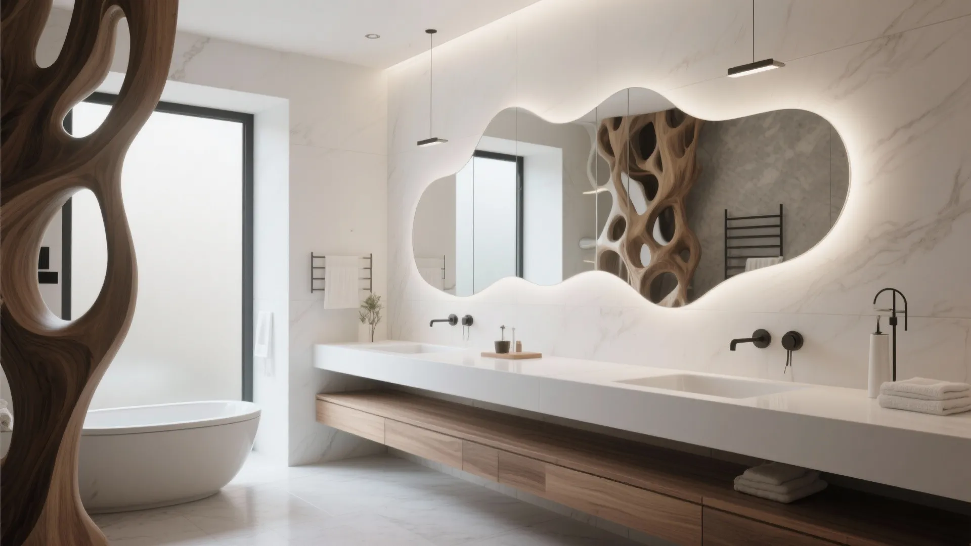 10. Artistic Shape Mirrors