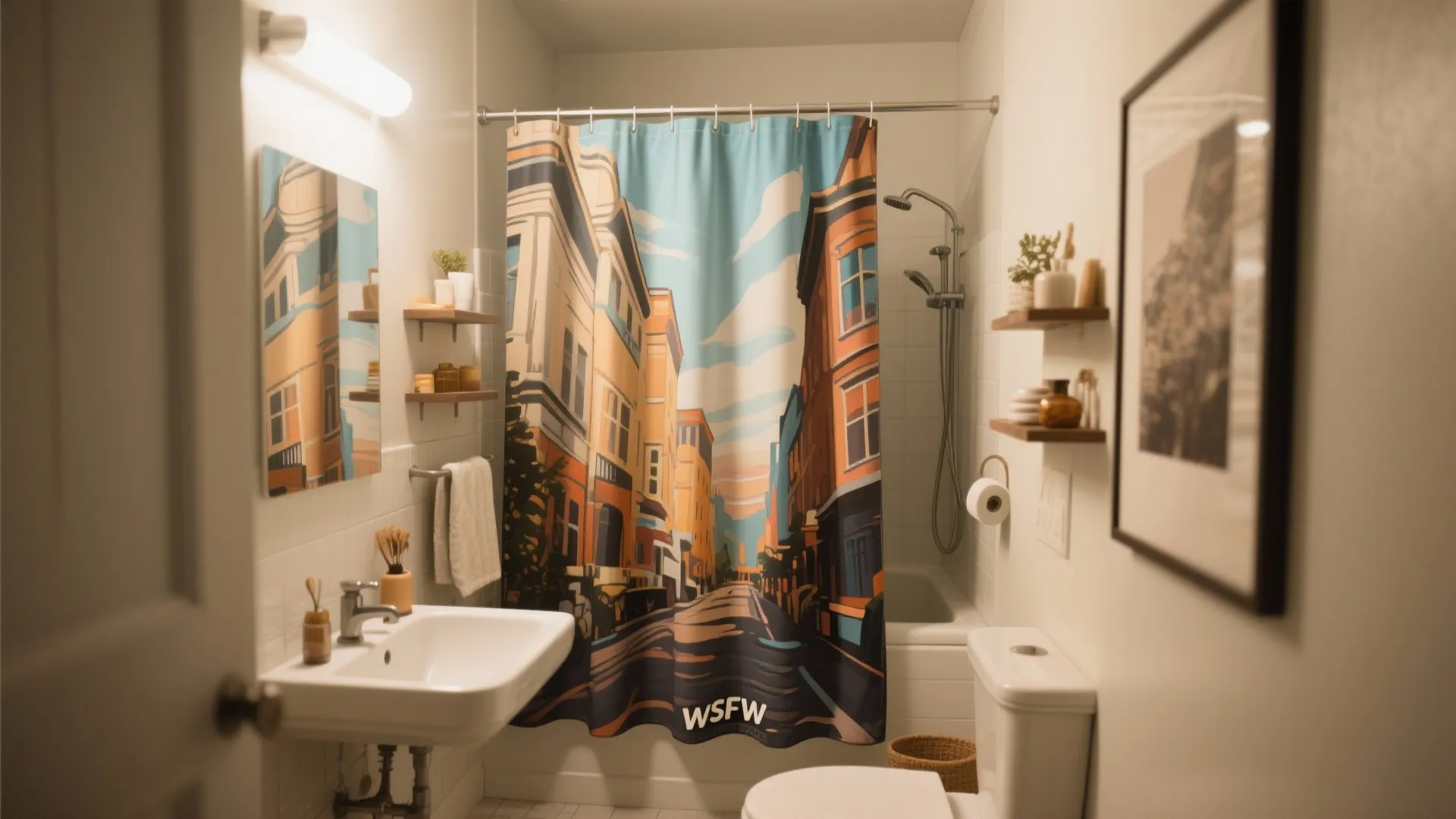 5. Treat the Curtain as Art — and a Branding Opportunity