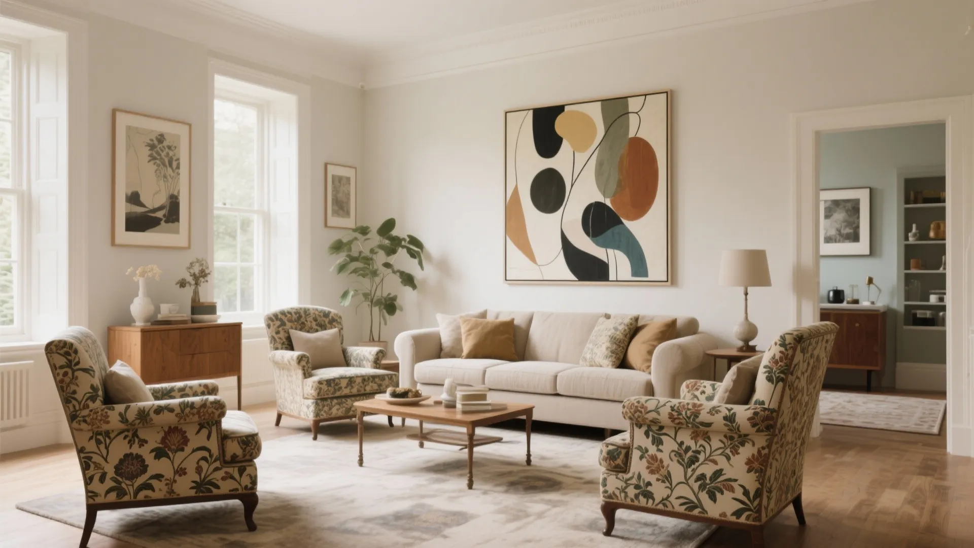 4. Mix Arts & Crafts with Contemporary Art