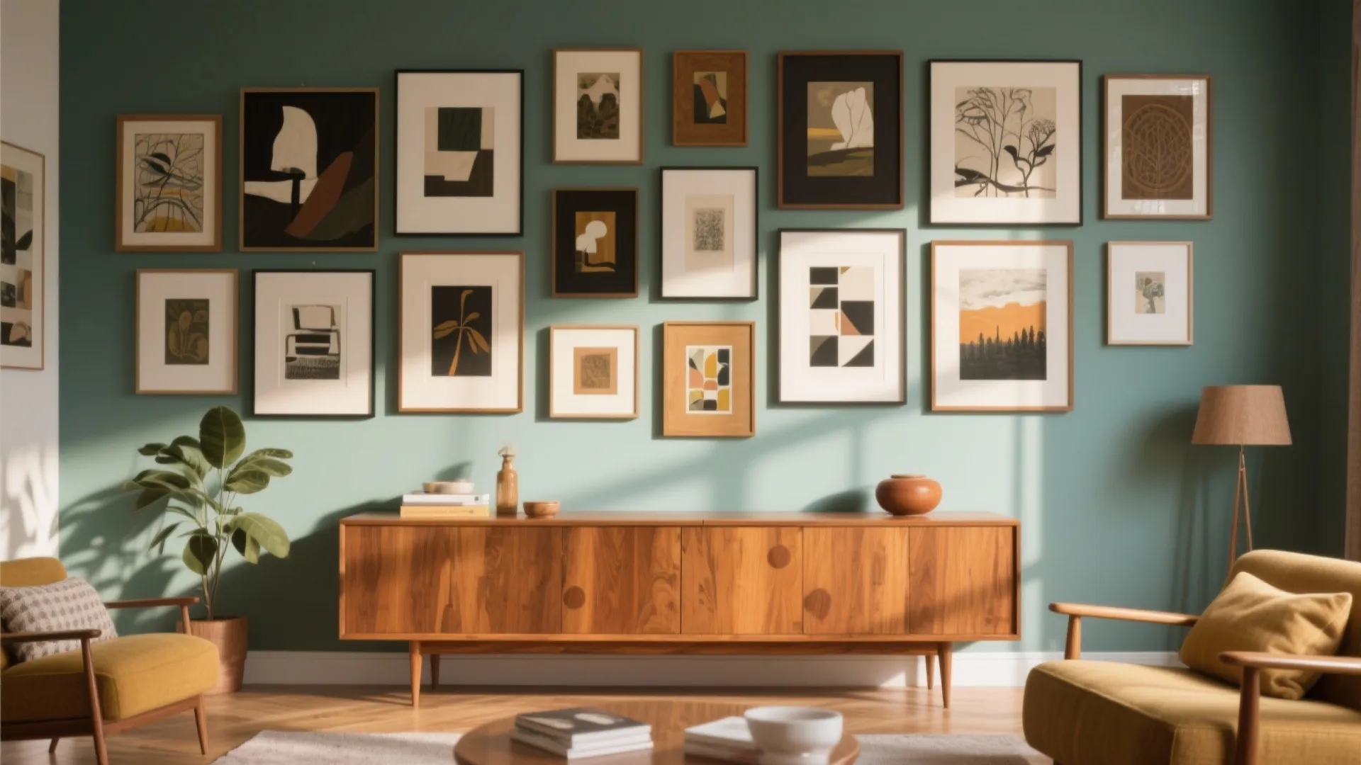 8. Artwork gallery wall