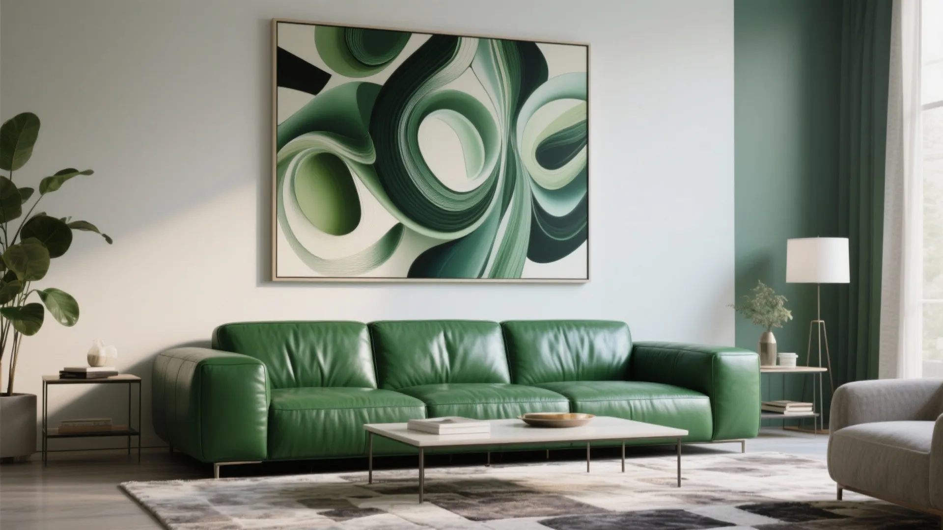 8. Statement Artwork Above the Sofa