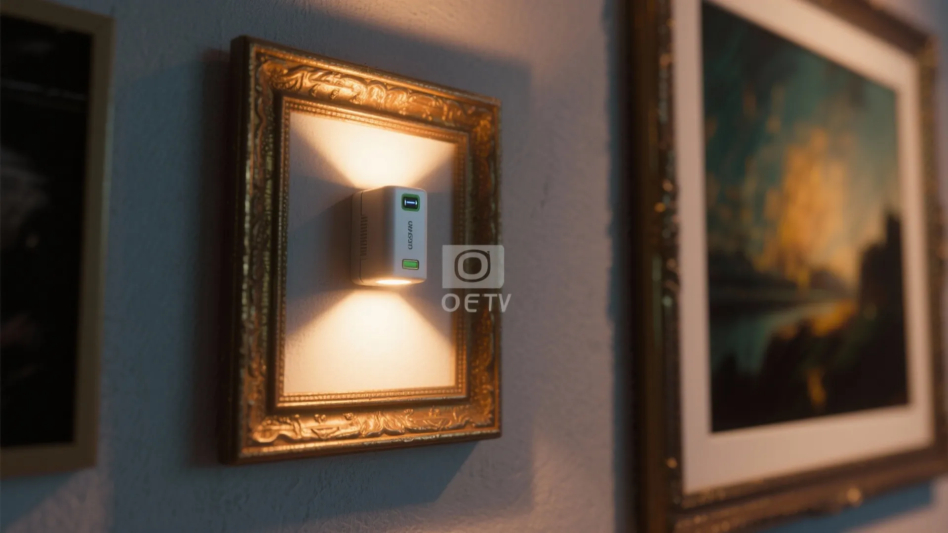 3. Accent Uplights for Artwork