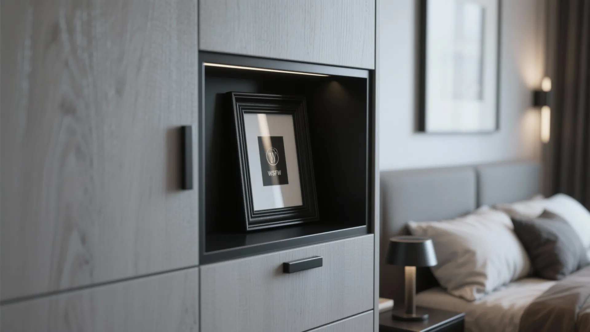 5. Ash Grey with Matte Black Hardware