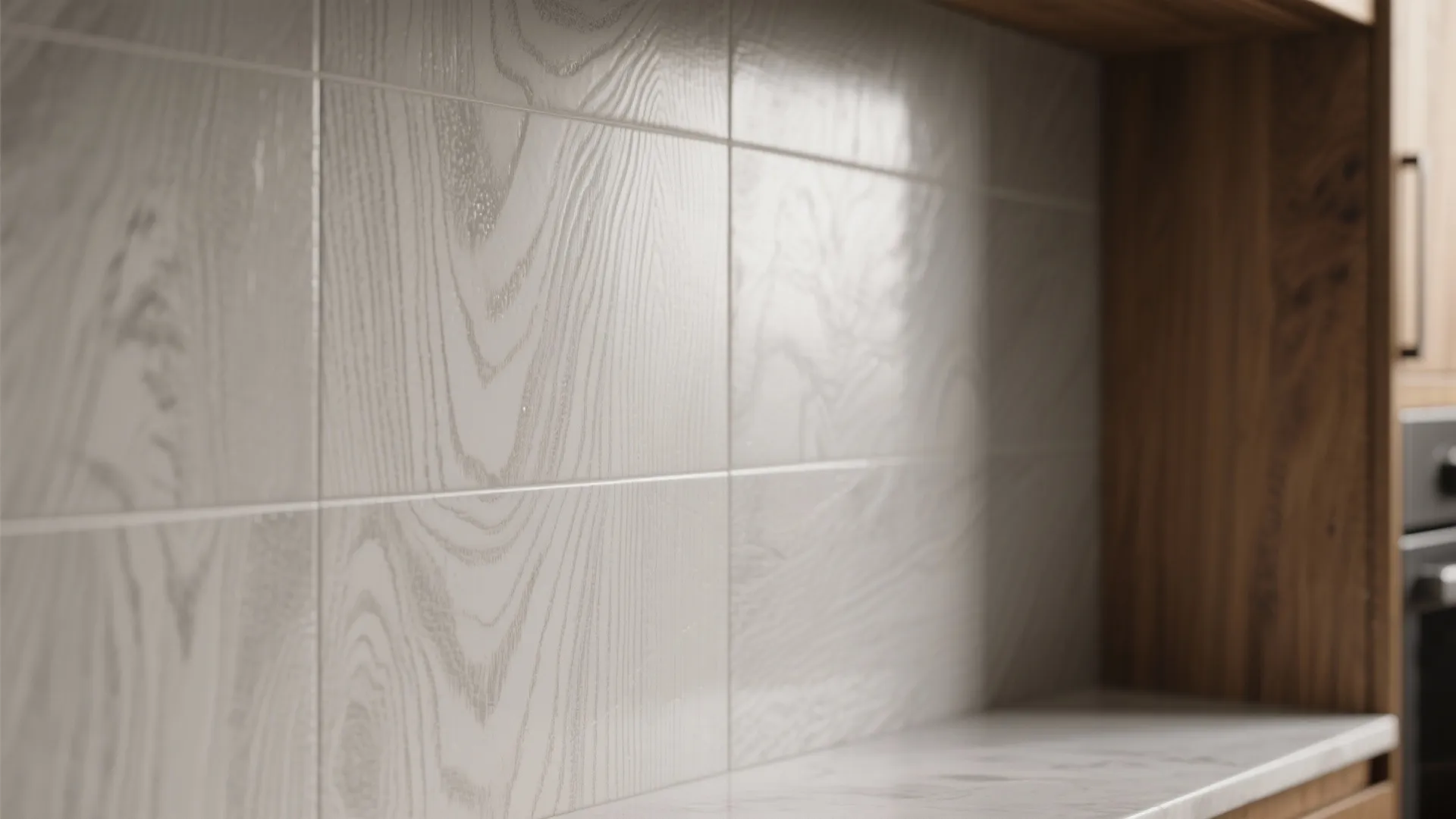 1. Light Ash Grey Porcelain for an Airy Look