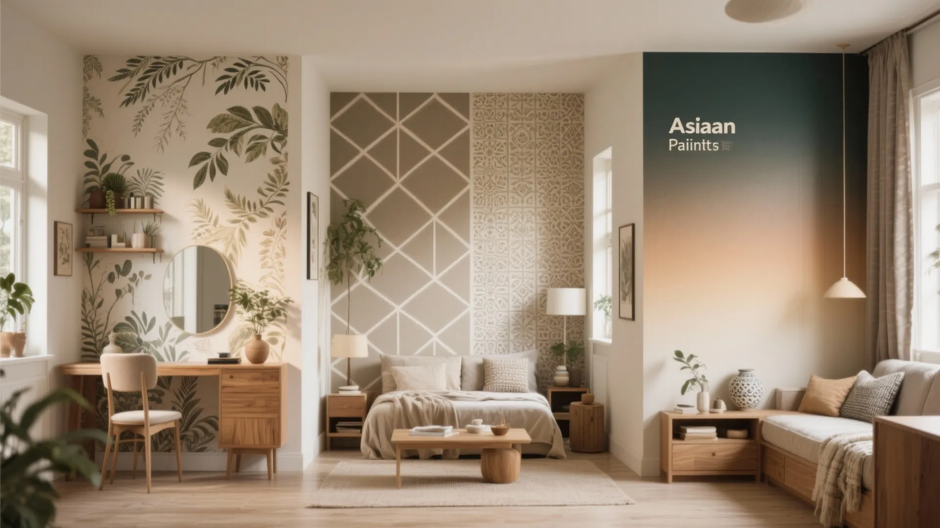 5 Asian Paints Wall Design Patterns: Personal ideas & inspirations from 10+ years of interior design experience