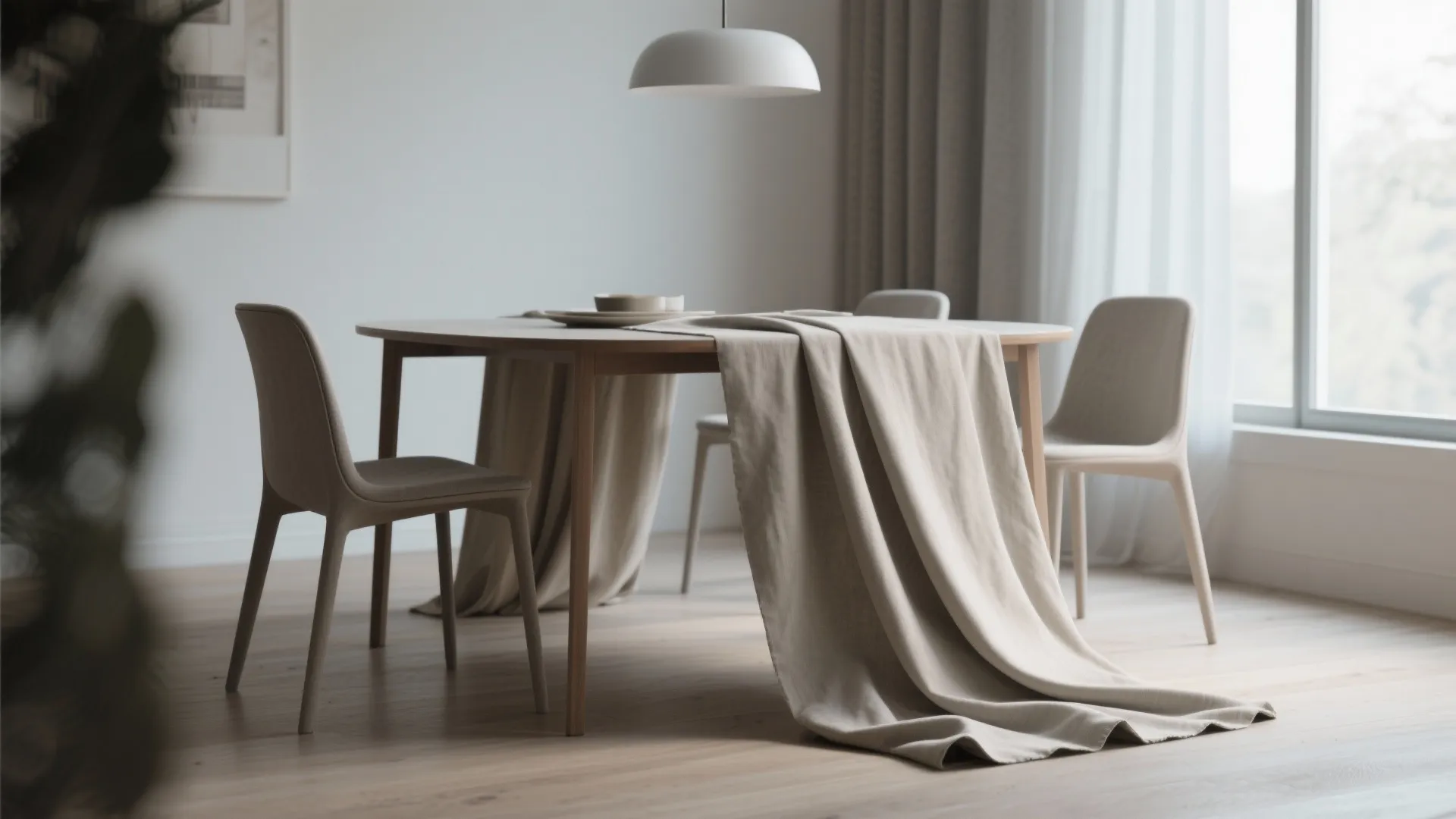 2. Asymmetrical Drape for Modern Flair