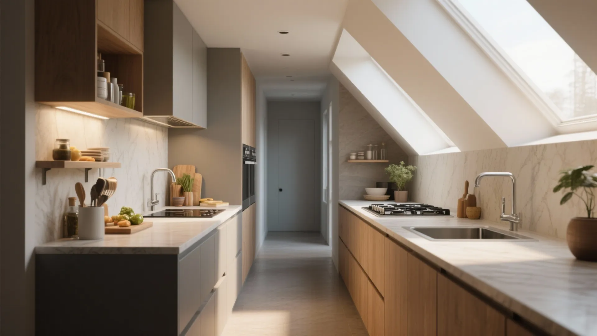 1. Flip the workflow with asymmetric zones