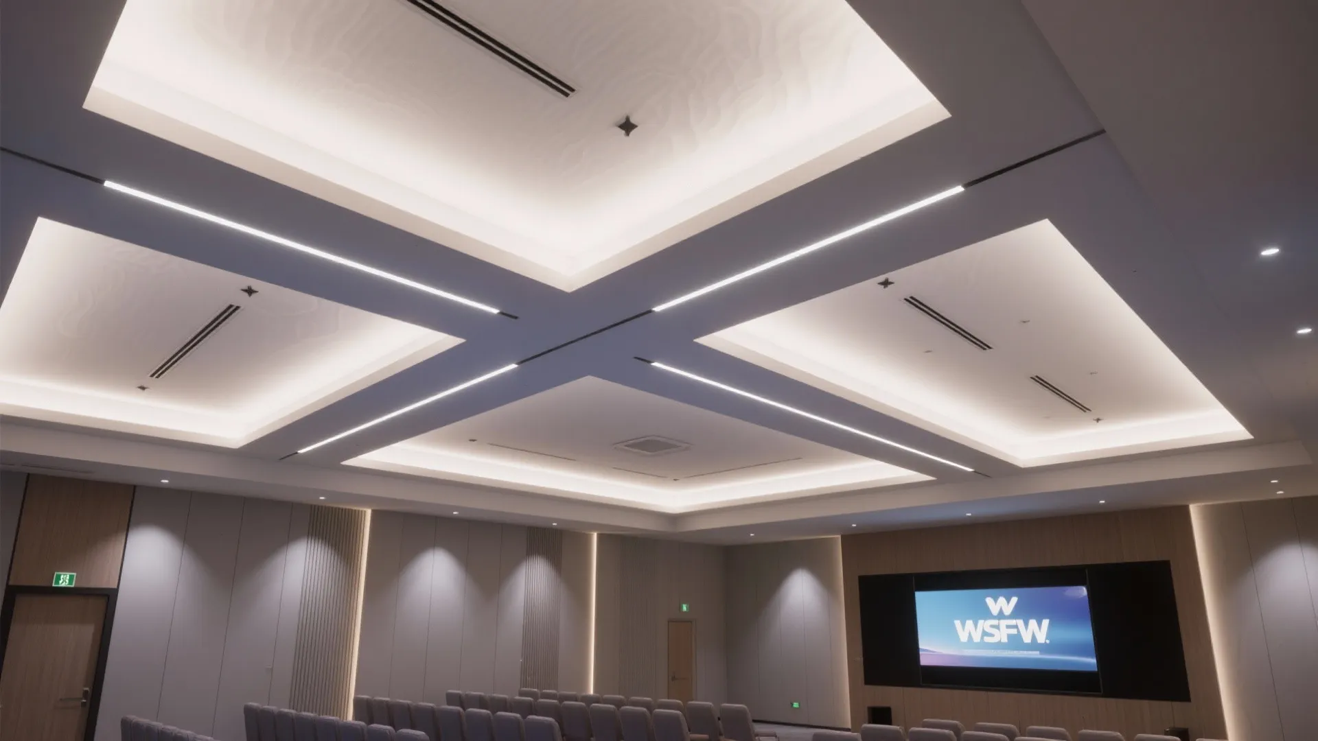 Geometric Drama with Asymmetric Bands